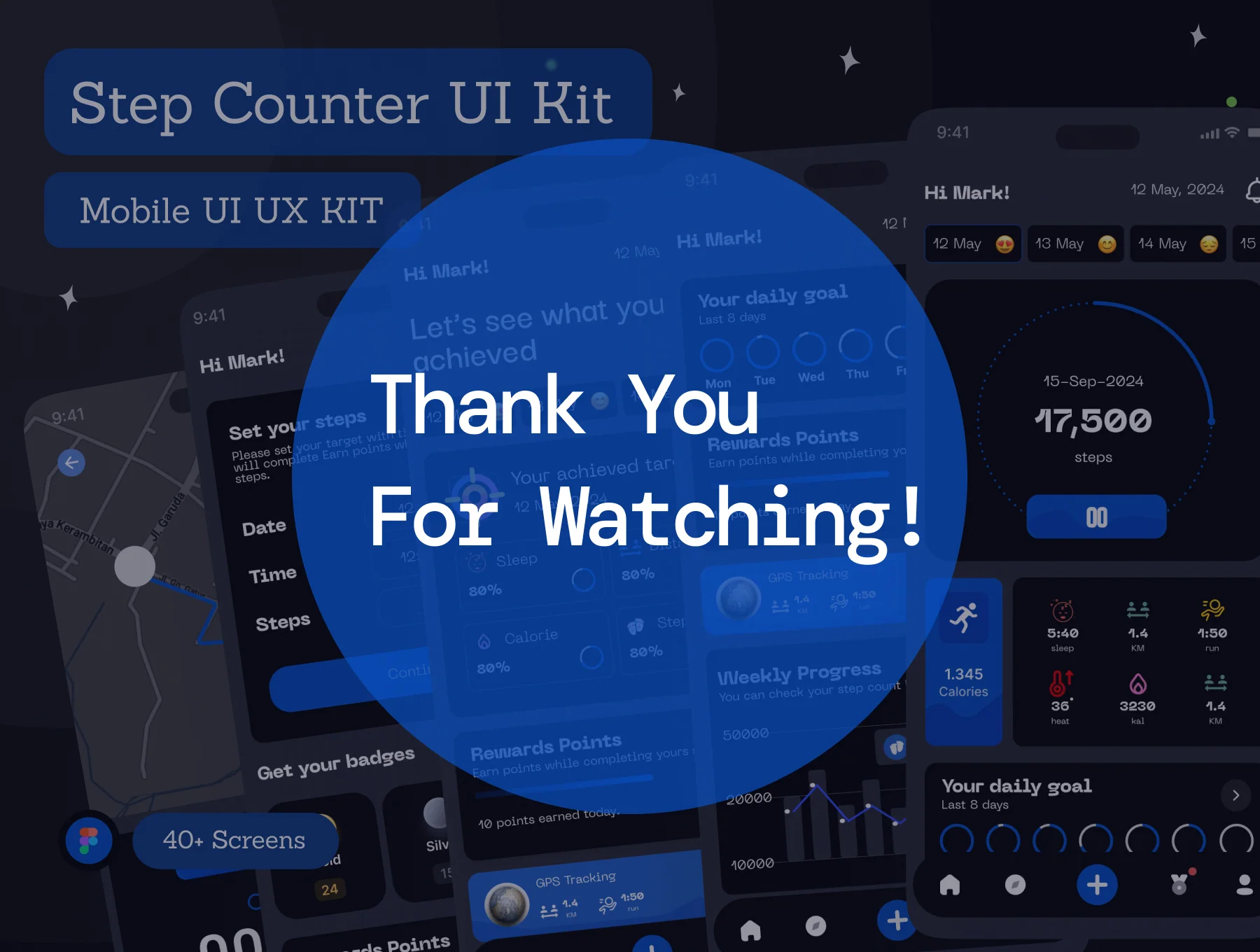 Tracker Mobile App UI Kit 4