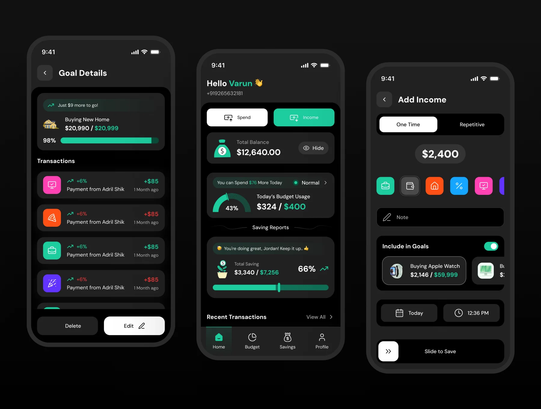 Trackfinz Personal Finance & Budgeting App 7