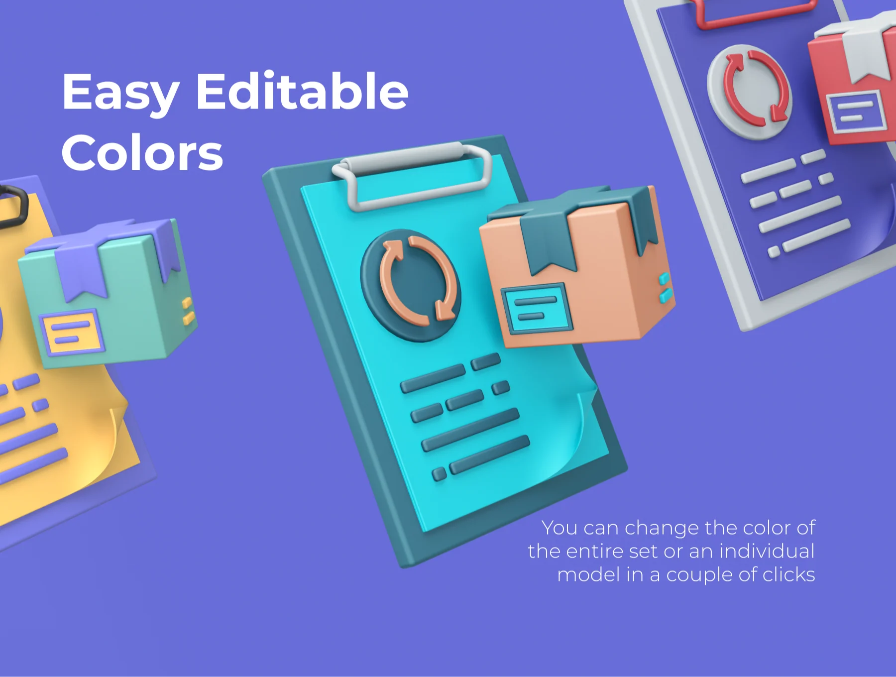 Tracking & Delivery 3D Icon Set 2