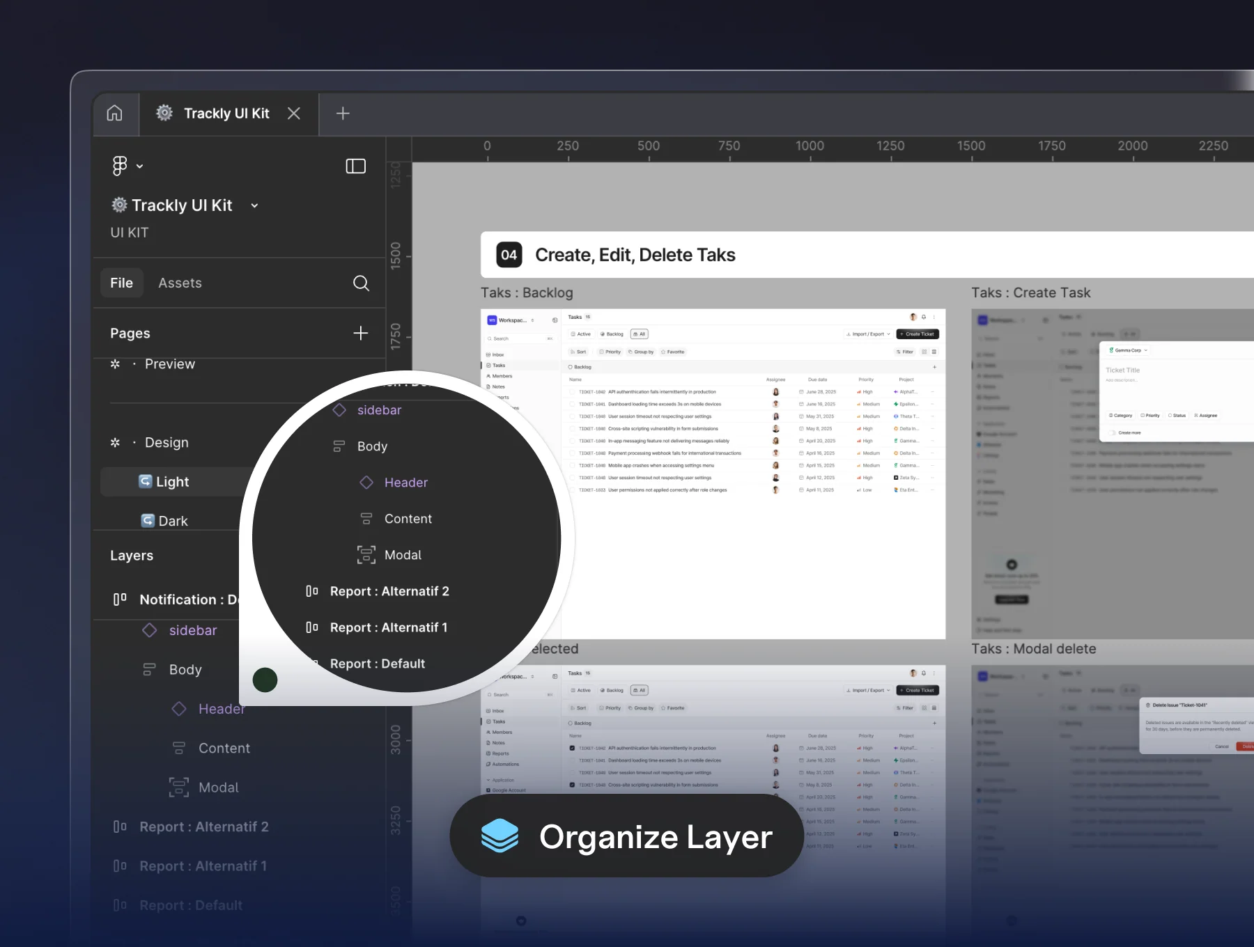 Trackly – Seamless Task Management Web App UI Kit 5