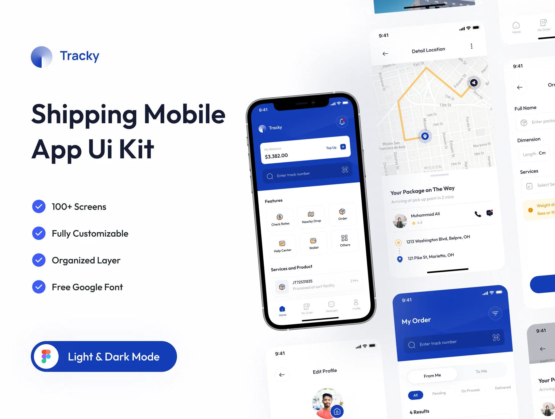 Tracky - Shipping Mobile App