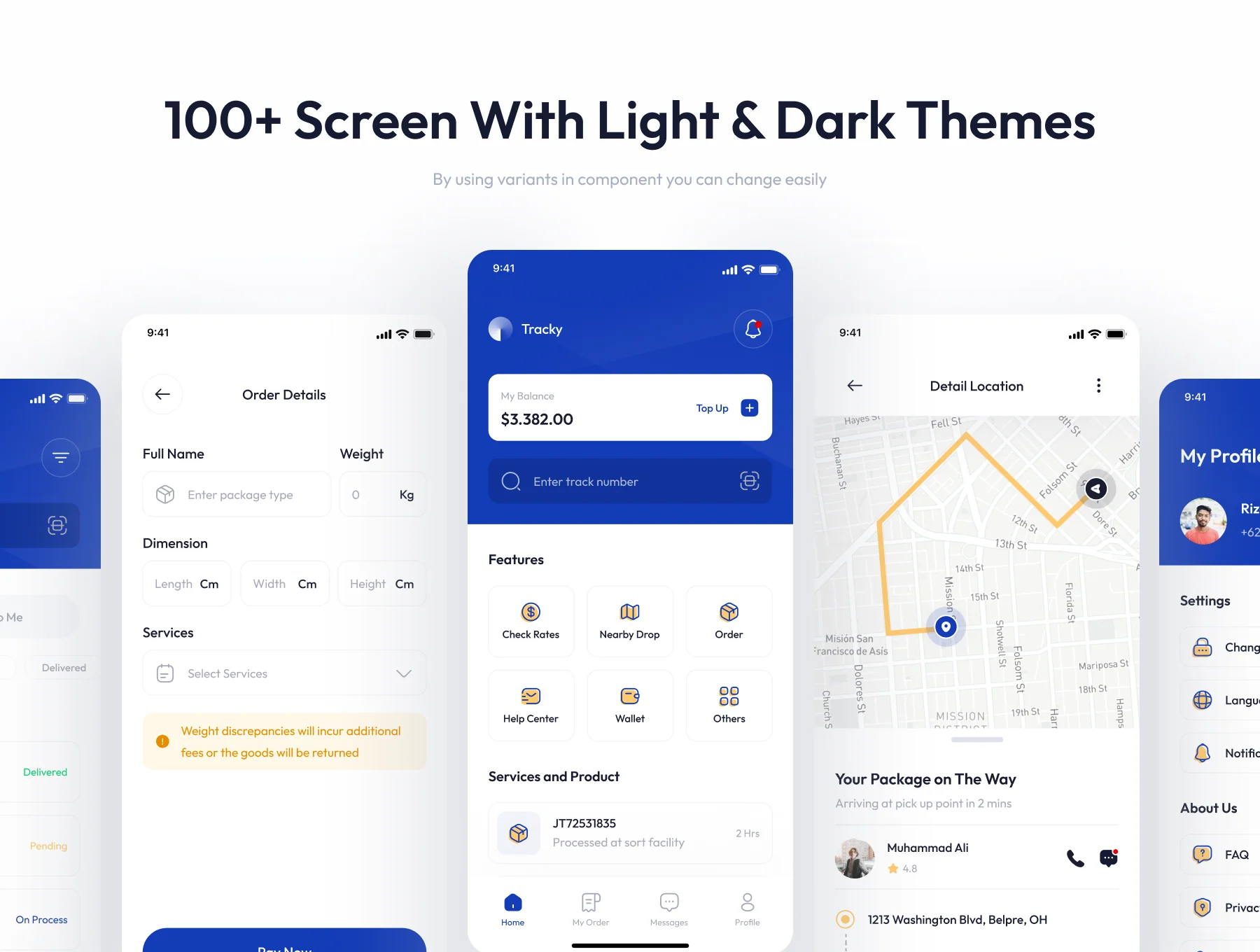 Tracky - Shipping Mobile App 4