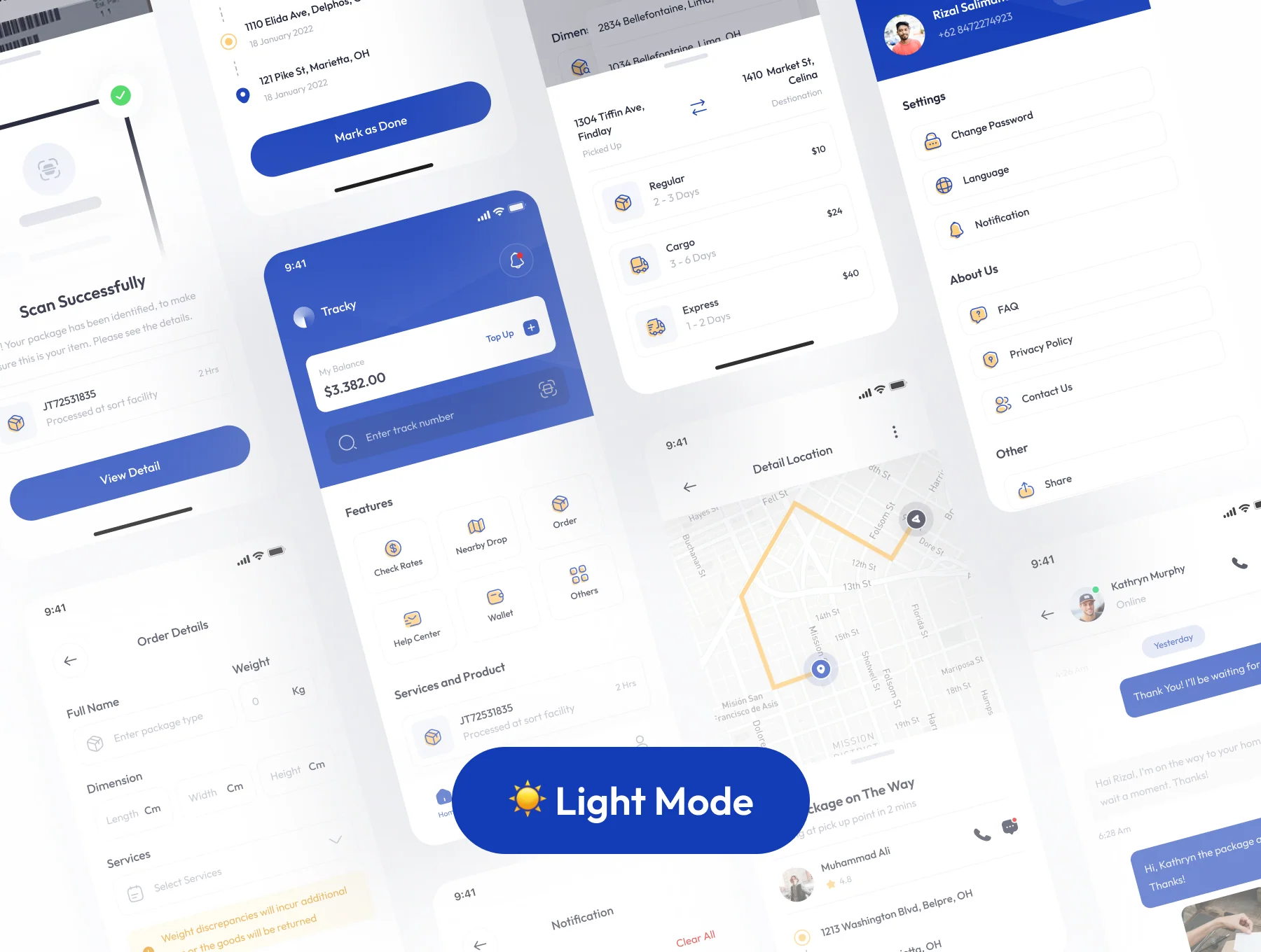 Tracky - Shipping Mobile App 5