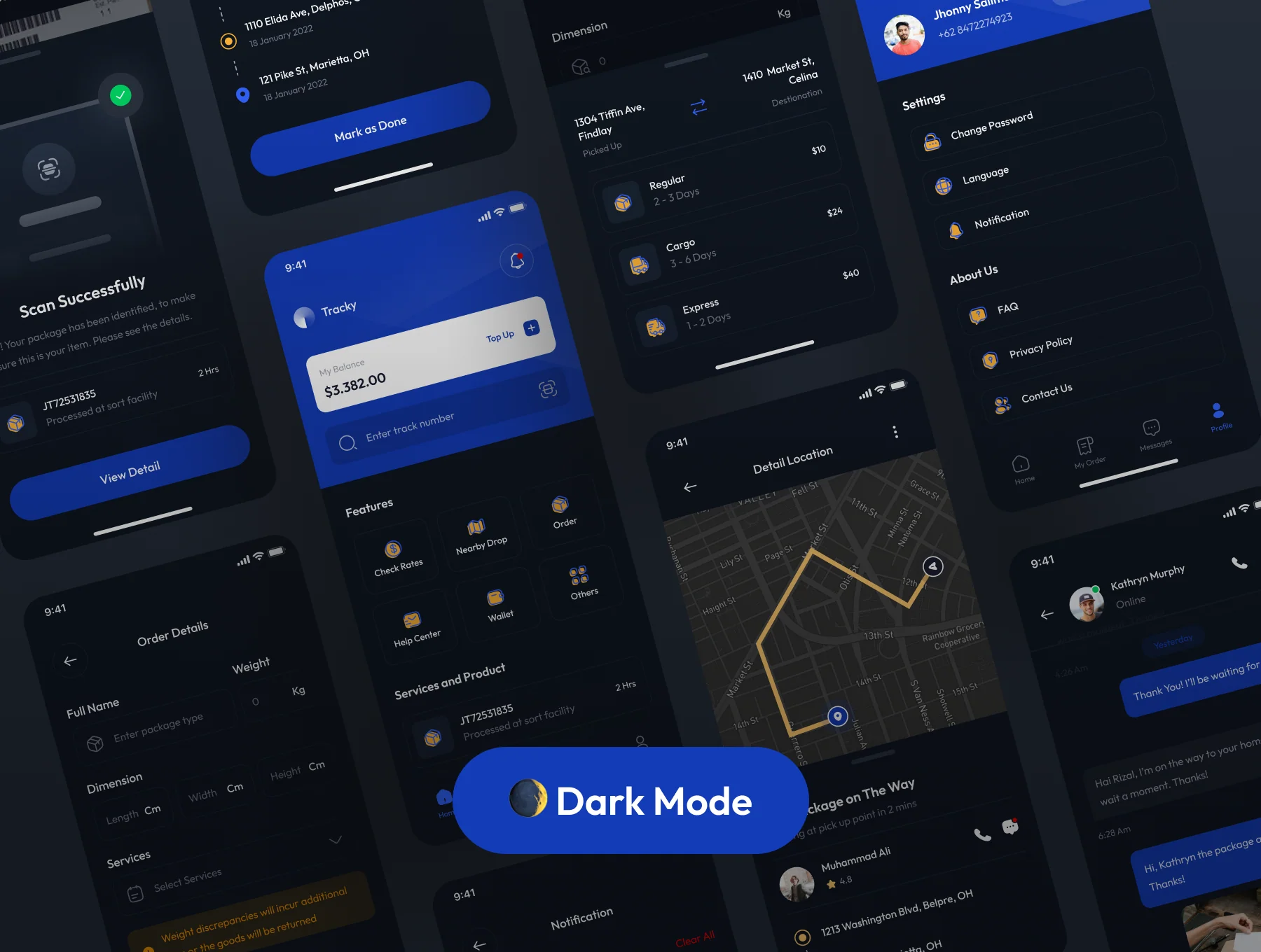 Tracky - Shipping Mobile App 6