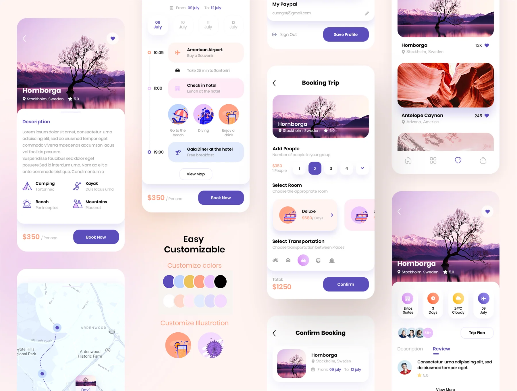Tracoo - Travel App UI Kit 6