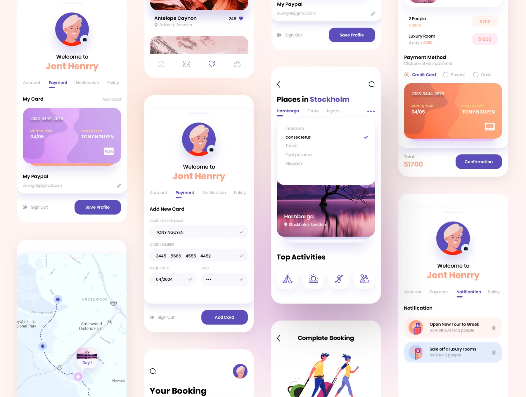 Tracoo - Travel App UI Kit 8