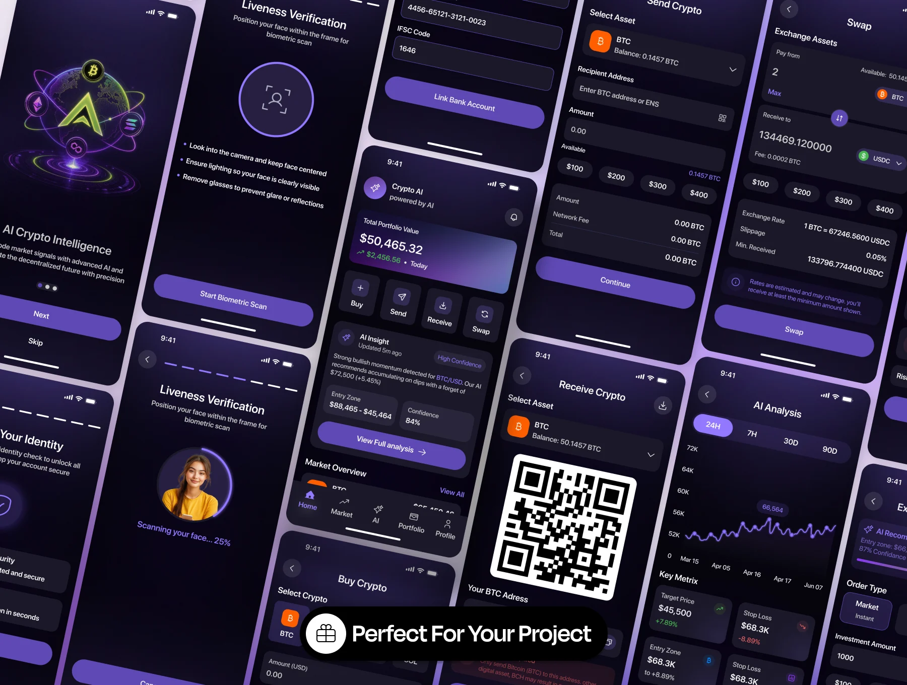 TradeIQ - AI Powered Crypto App UI Kit 3