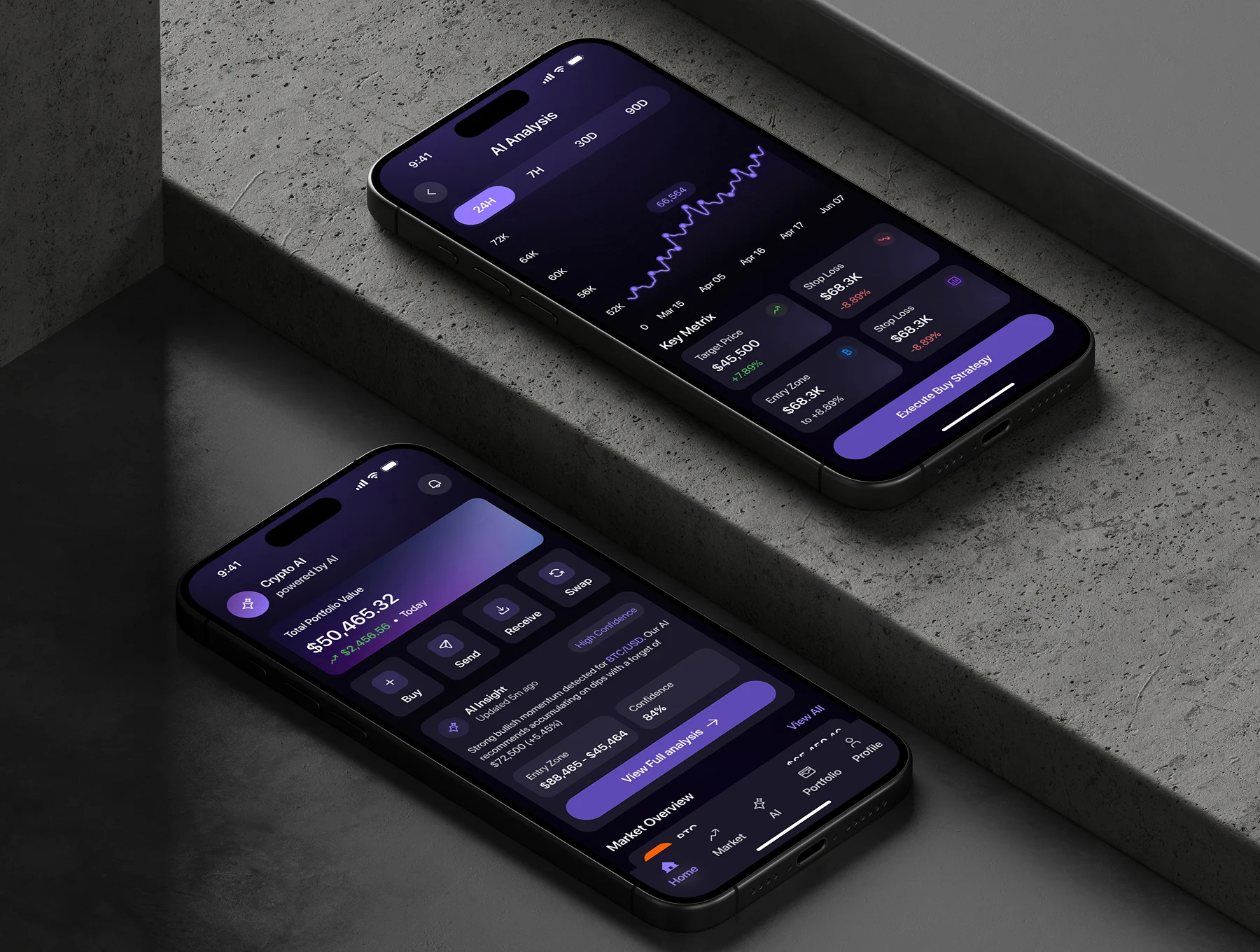 TradeIQ - AI Powered Crypto App UI Kit 7