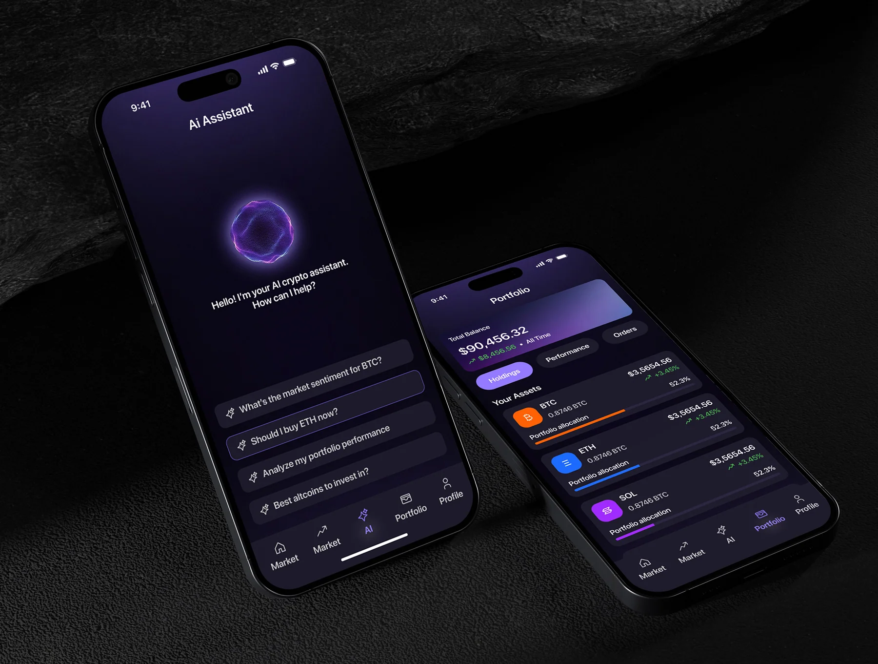 TradeIQ - AI Powered Crypto App UI Kit 8