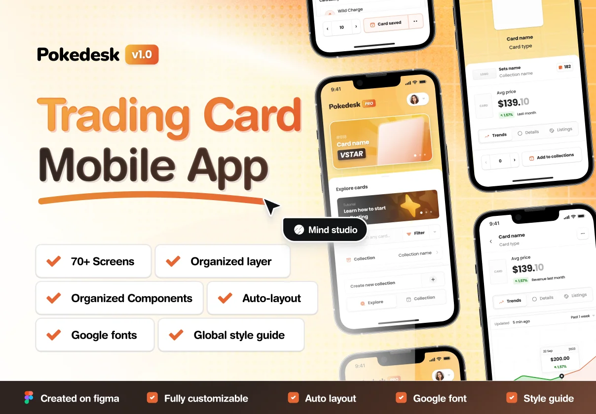 Pokedesk - Trading Card Mobile App