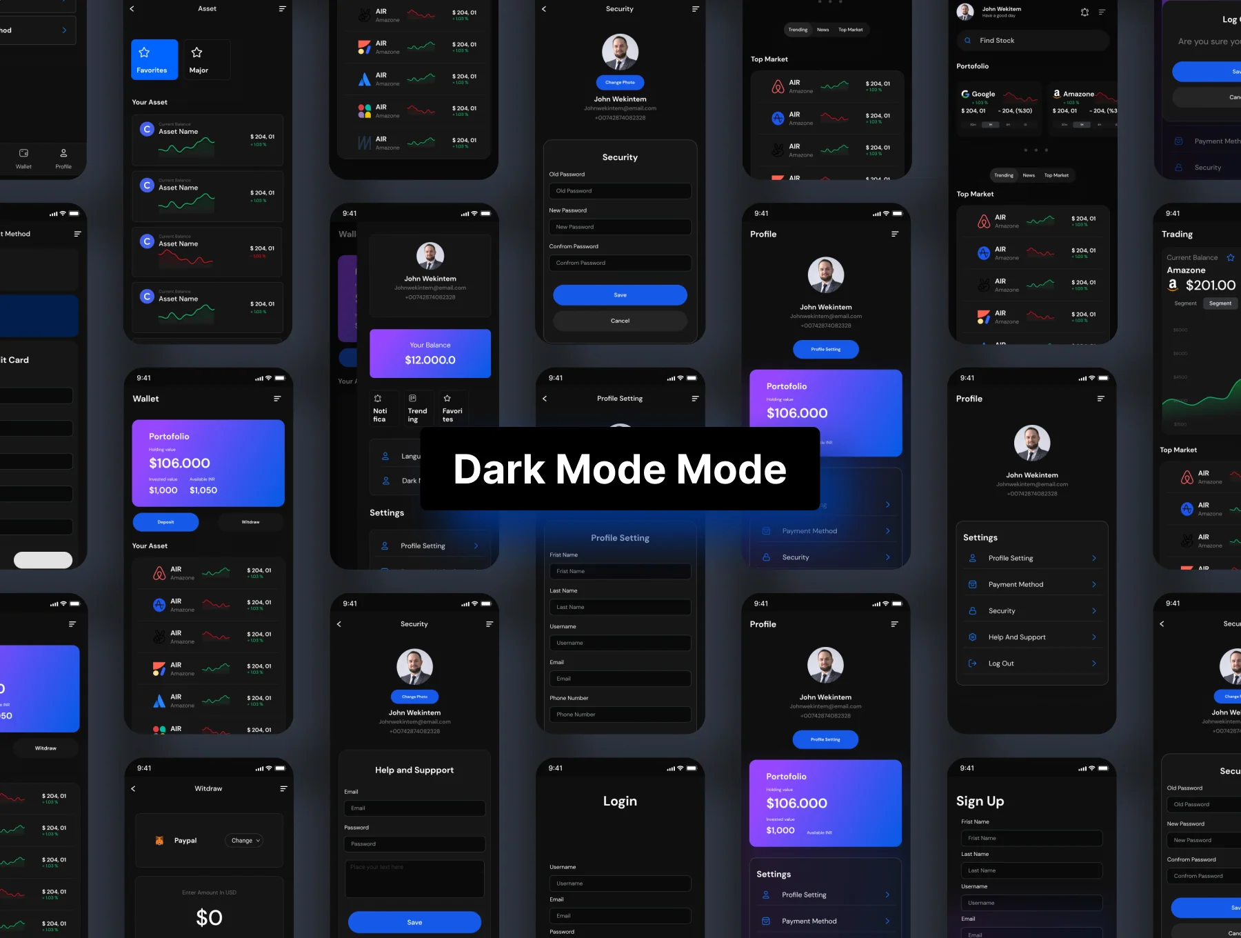 Trading Stock Mobile App Ui Kit 5