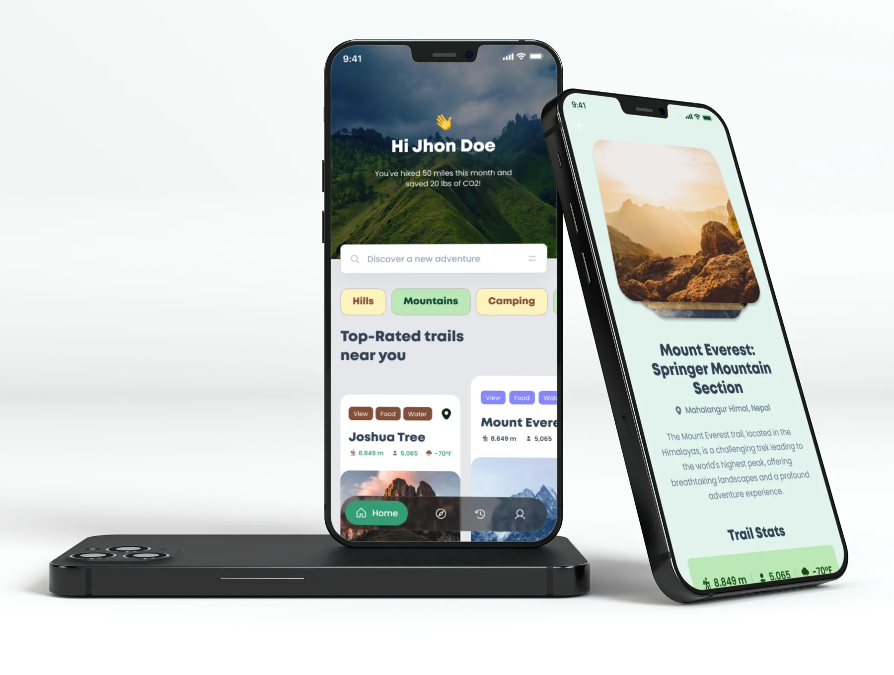 Trailventure – Hiking & Adventure Mobile App UI Kit 6