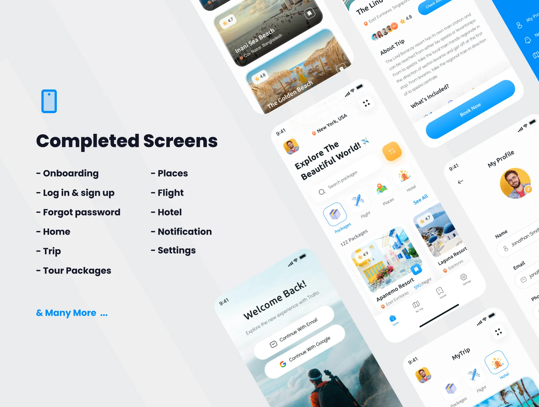 Tralto - Travel App UI Kit 5