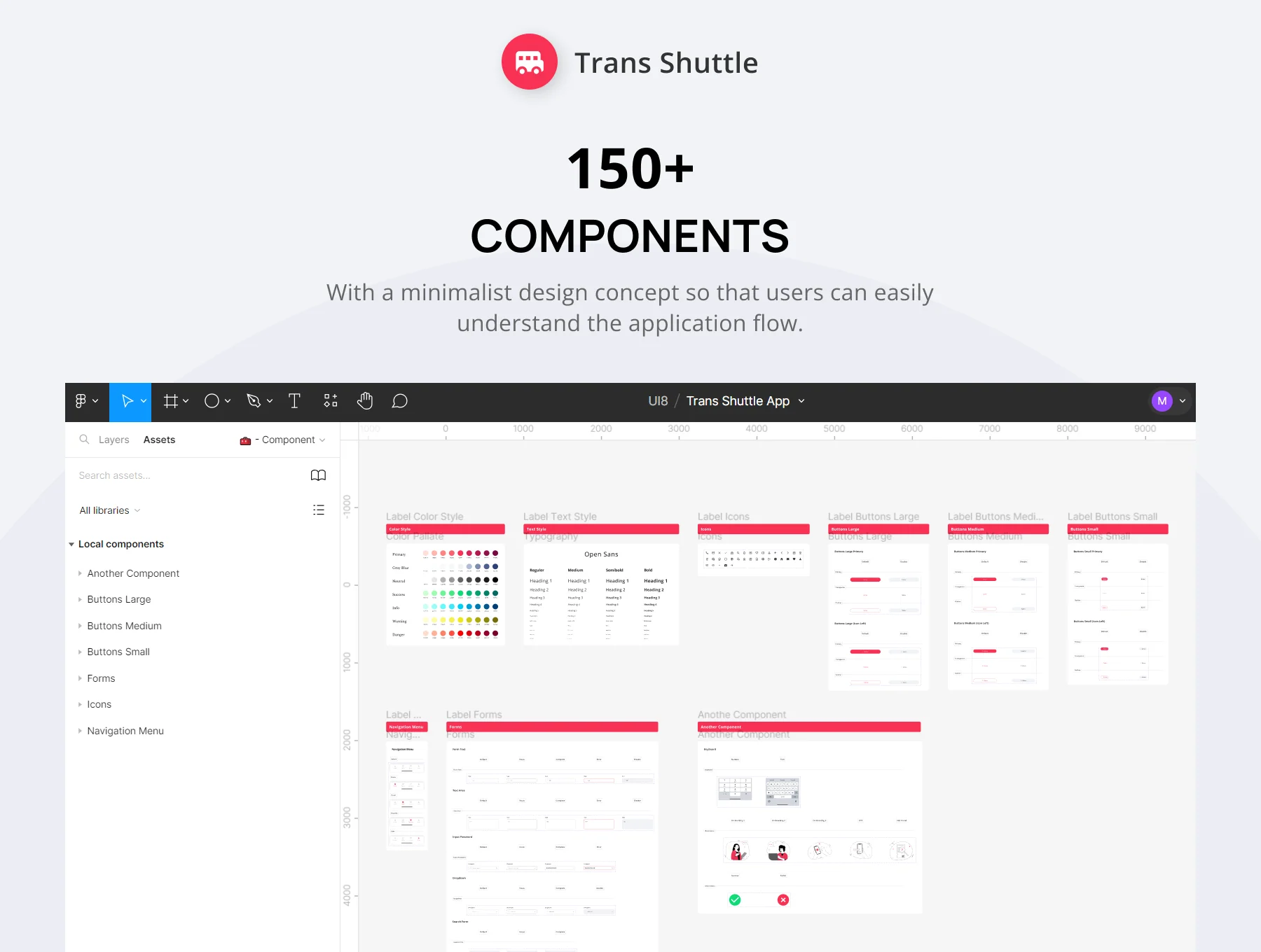 Trans Shuttle App UI Kit 3