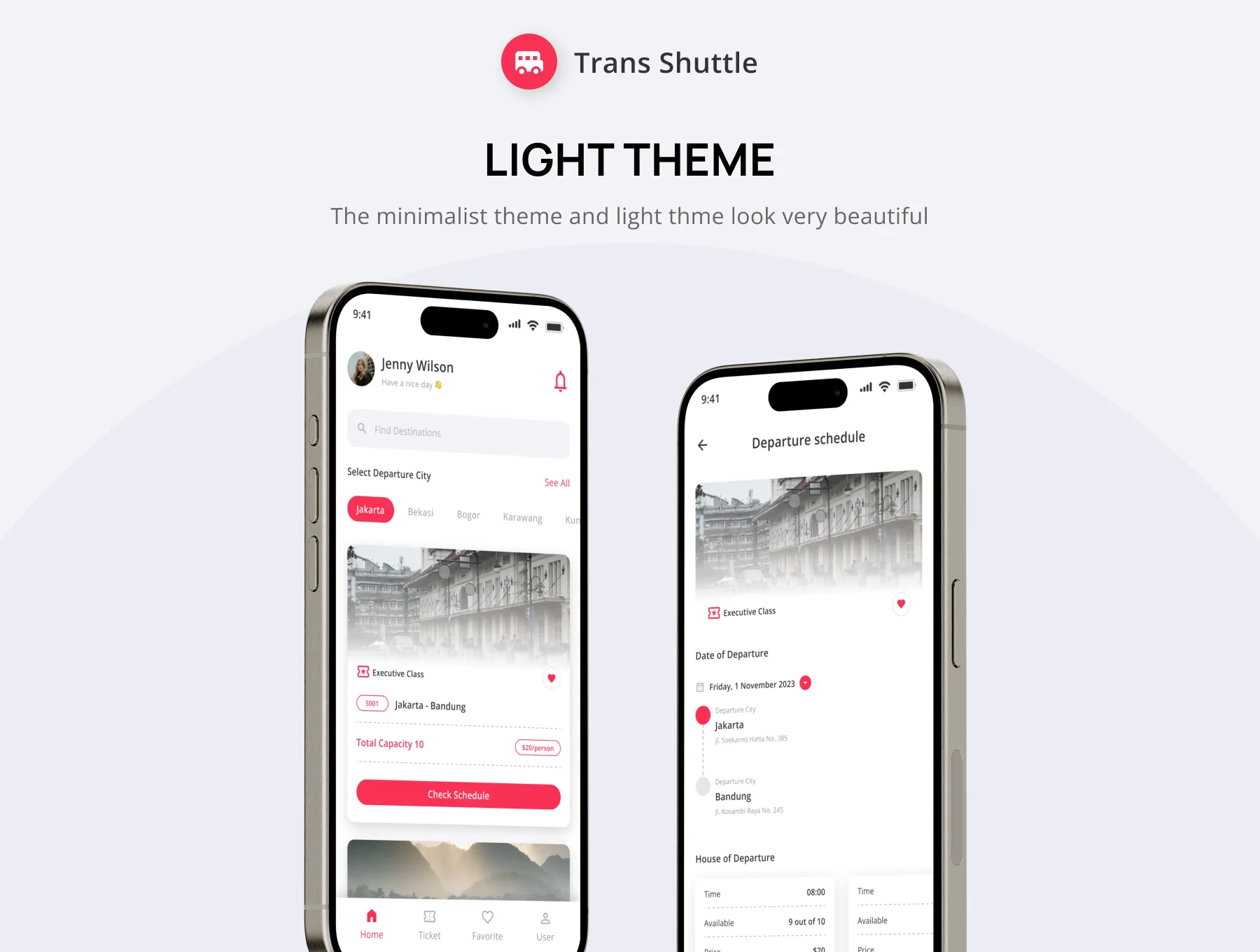 Trans Shuttle App UI Kit 5