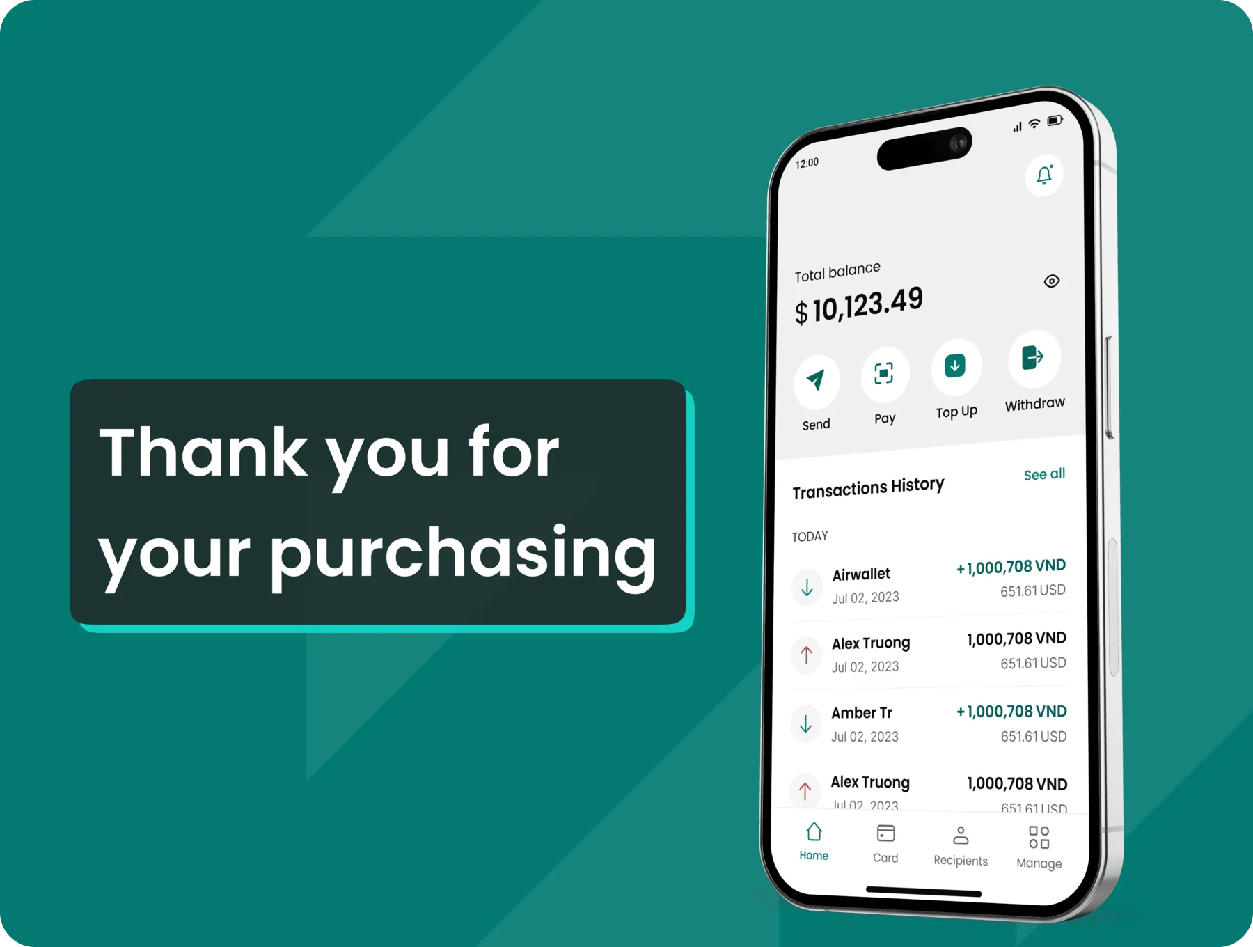 Transfer Now-Money Transfer App UI Kit 8