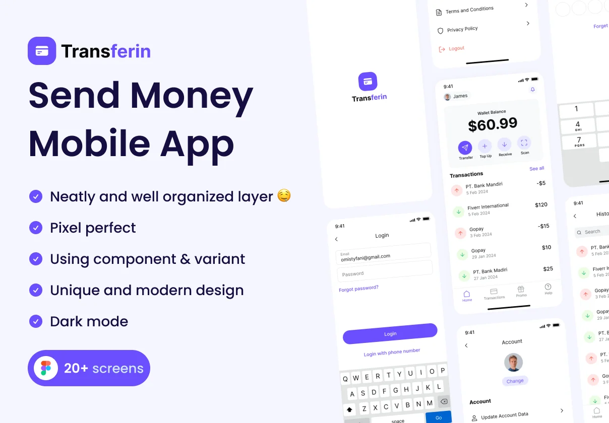 Transferin - Send Money Mobile App