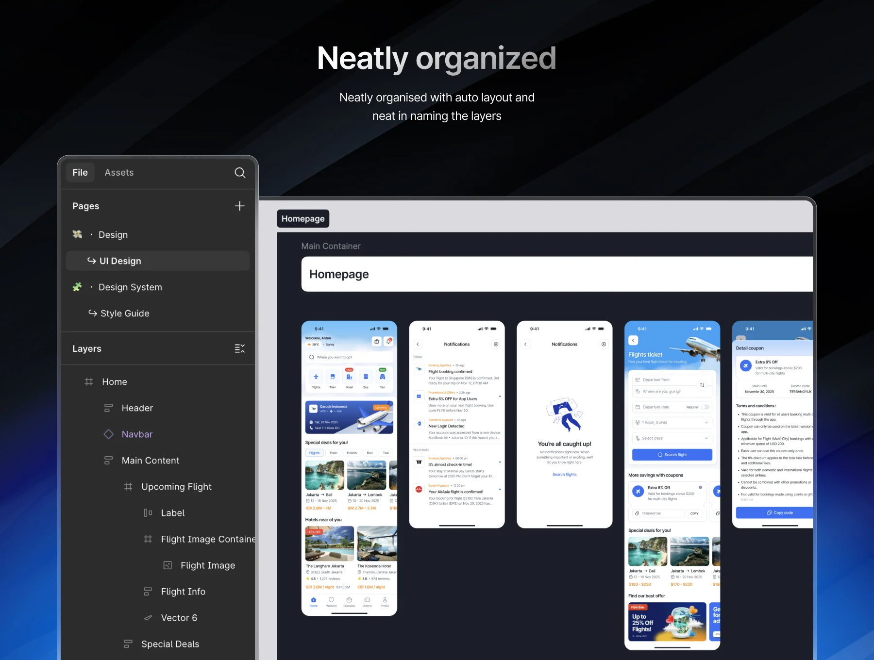 Transpeed - Flight Booking Mobile App UI Kit 4