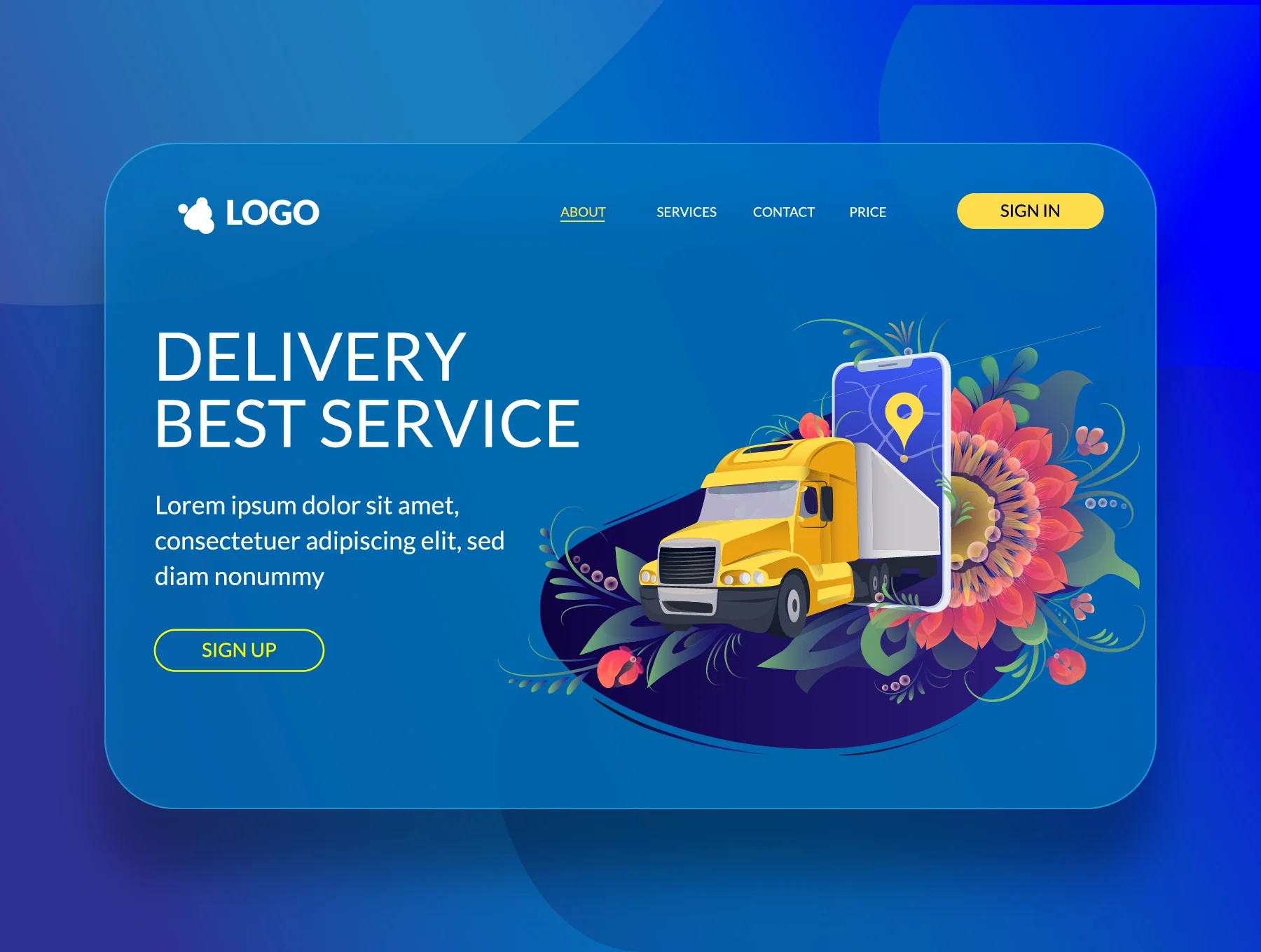 Transport & Delivery 5 illustration for UI Kit 2