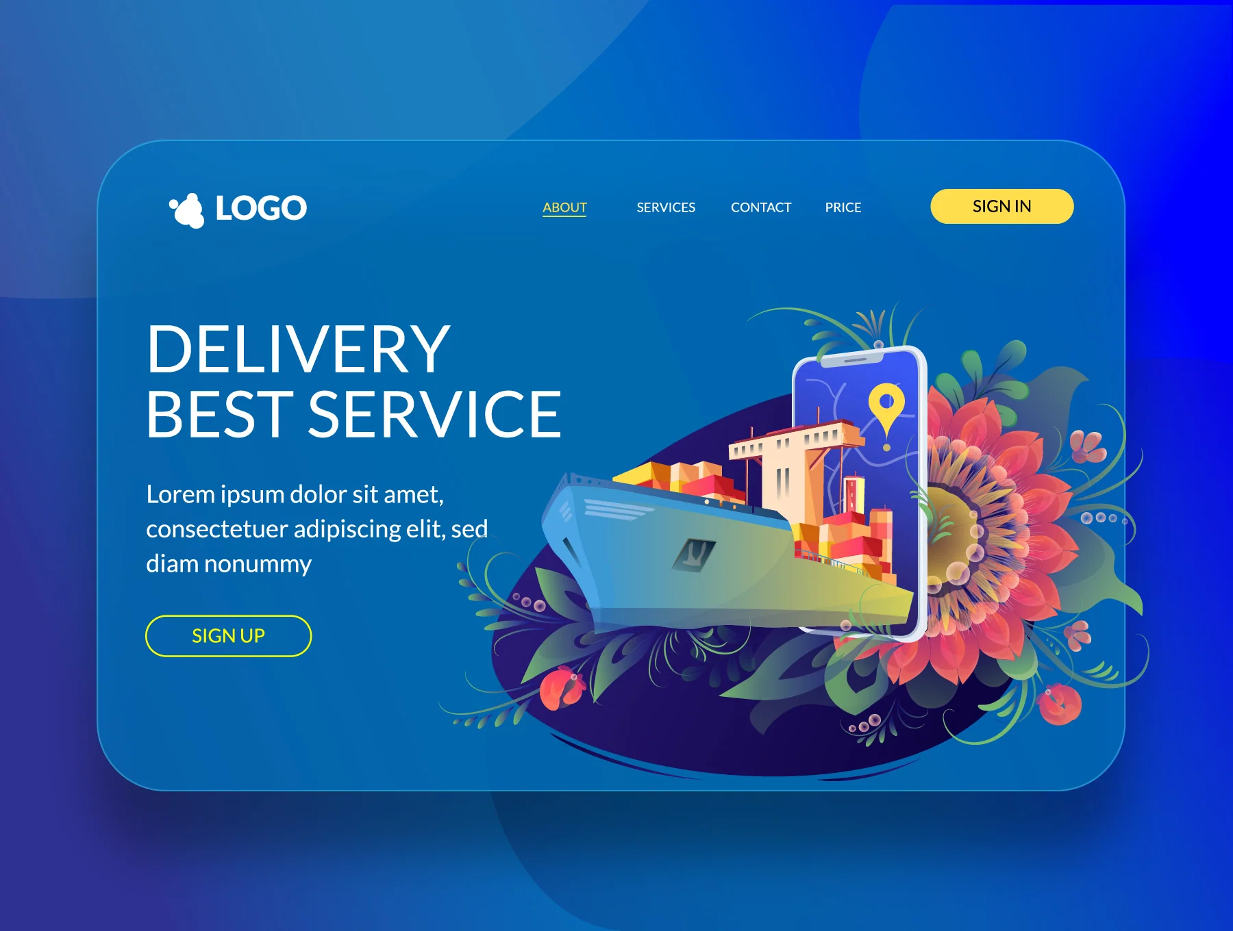 Transport & Delivery 5 illustration for UI Kit 4