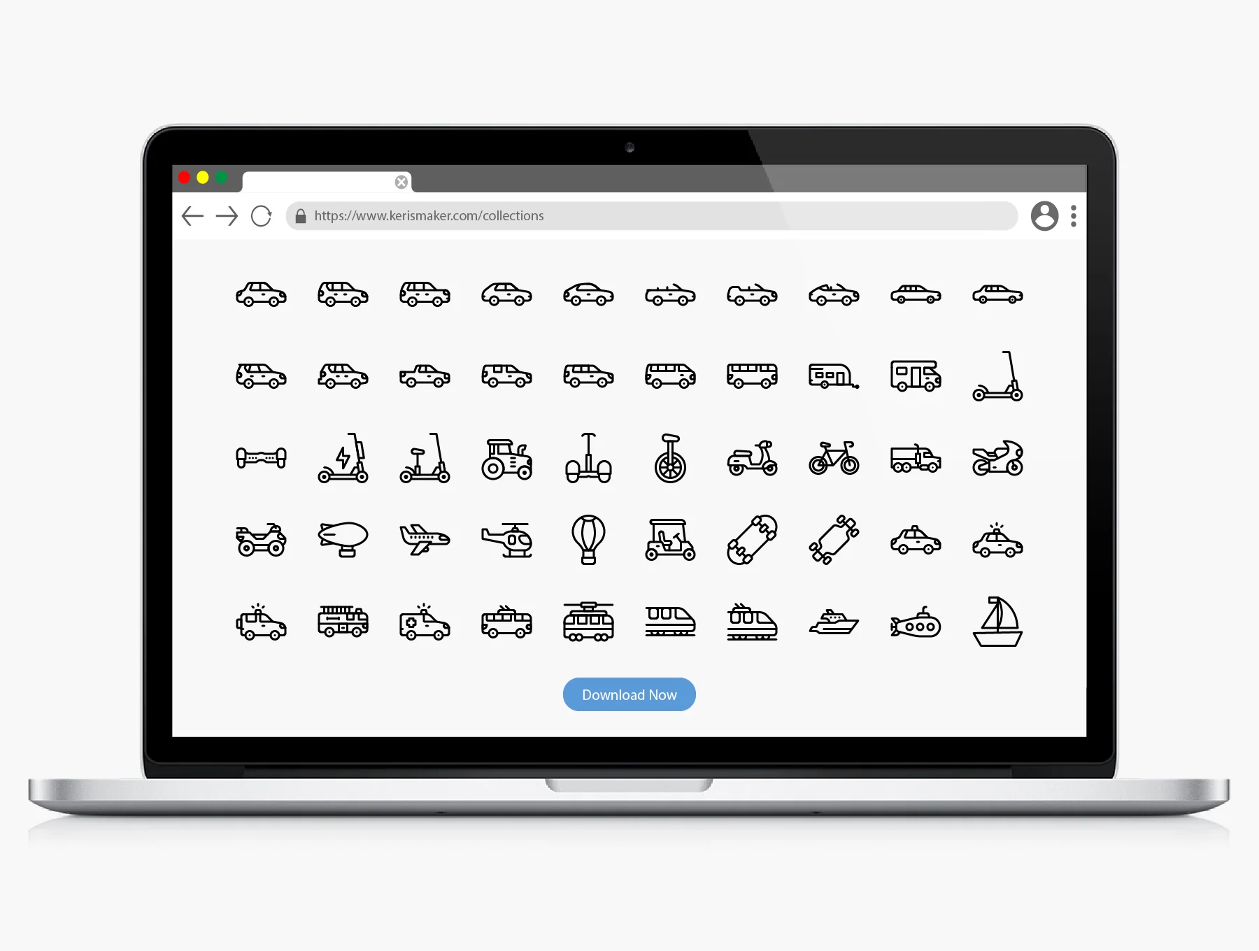 Transportation Vehicles Icons 5