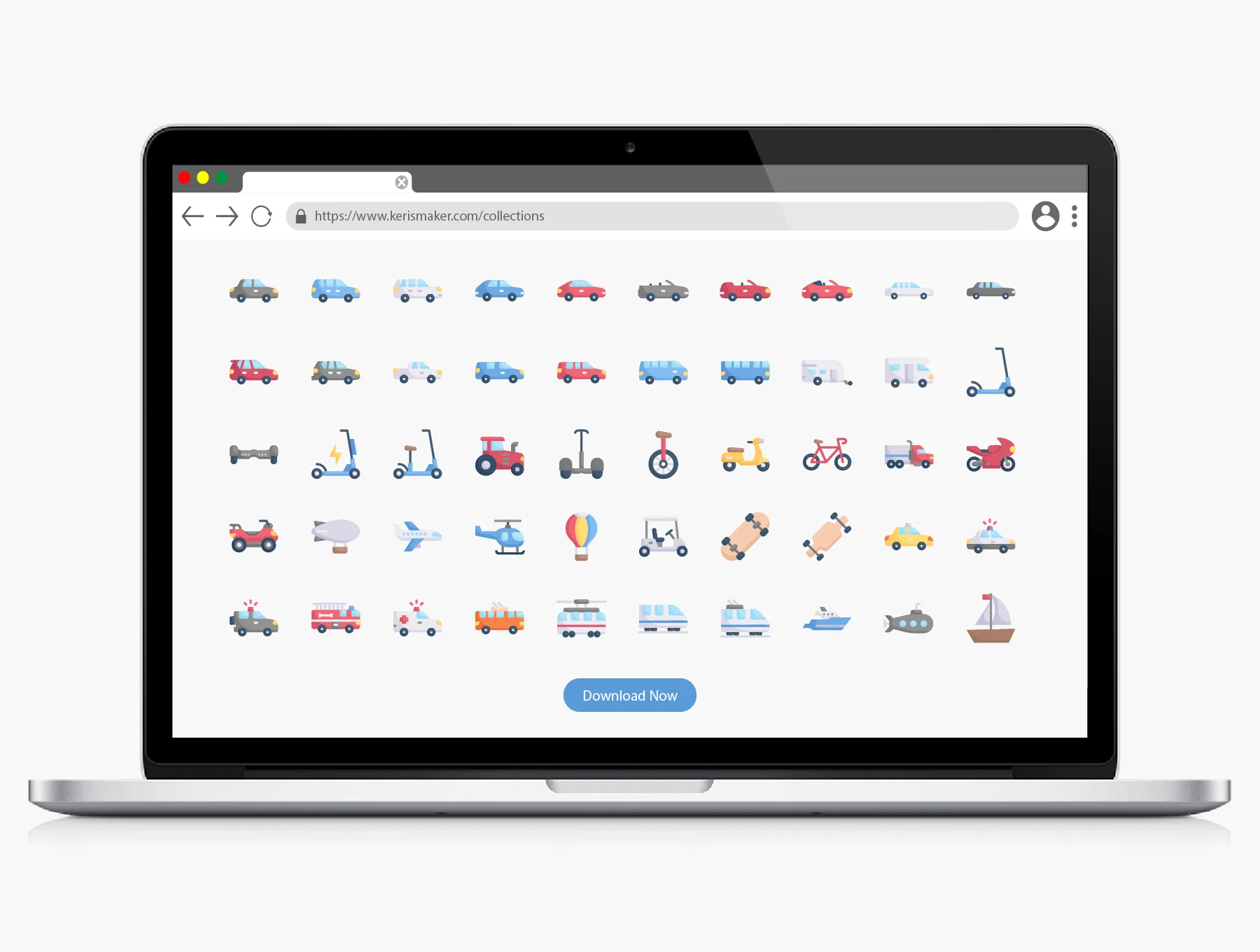 Transportation Vehicles Icons 6