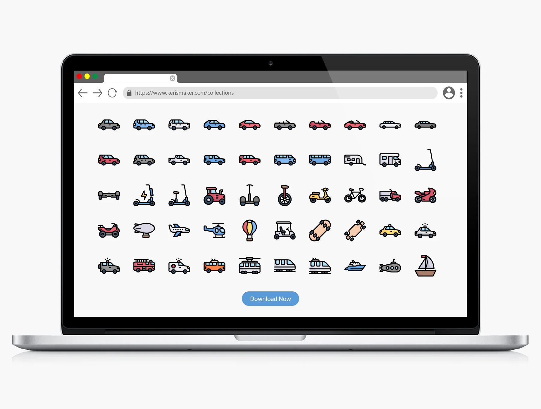 Transportation Vehicles Icons 7