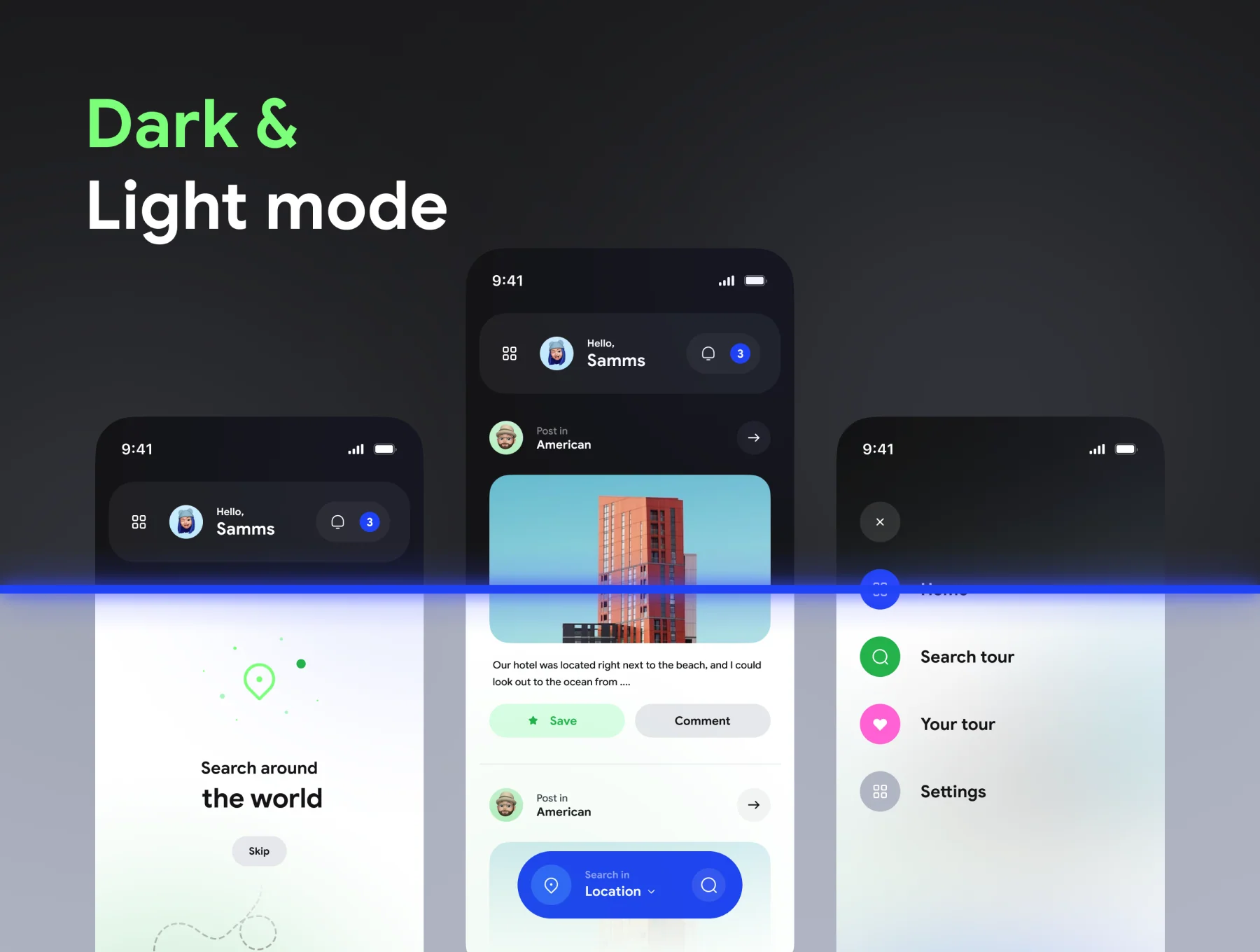 Travee - Travel Mobile App UI Kit