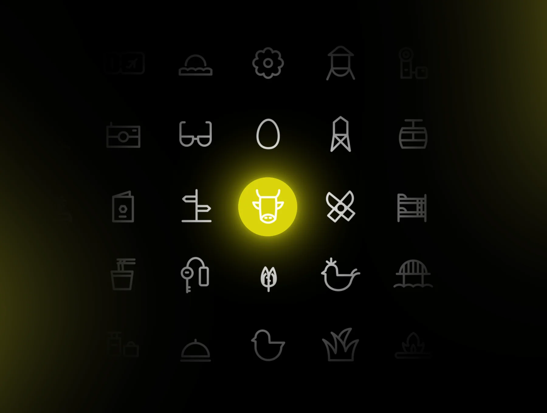 Travel & Agriculture Animated icons 2