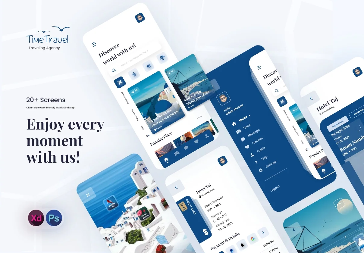 Travel and Hotel service - Mobile App