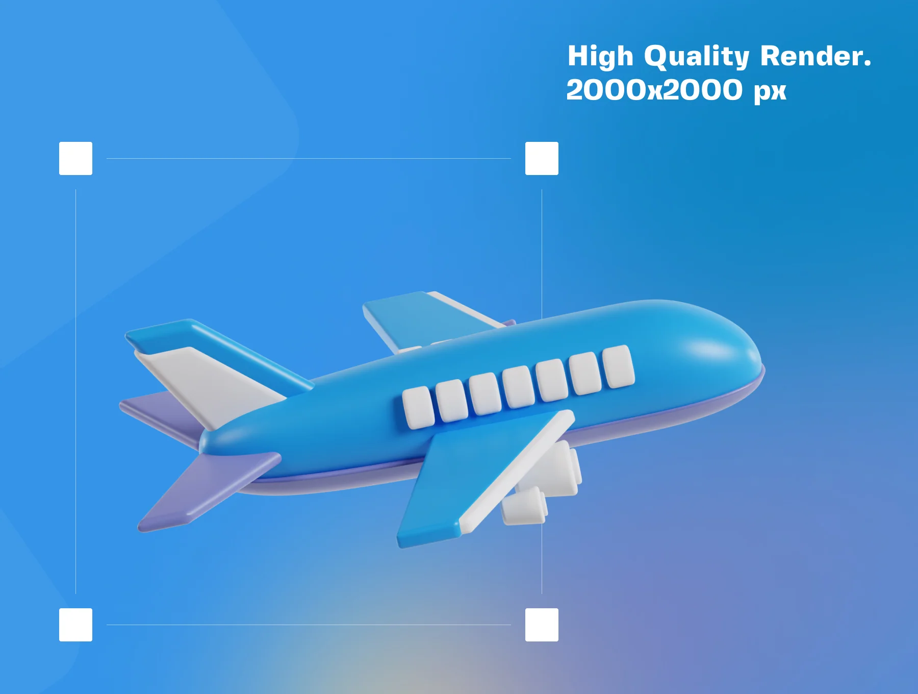 Travel and Vacation 3D Icon Pack 3