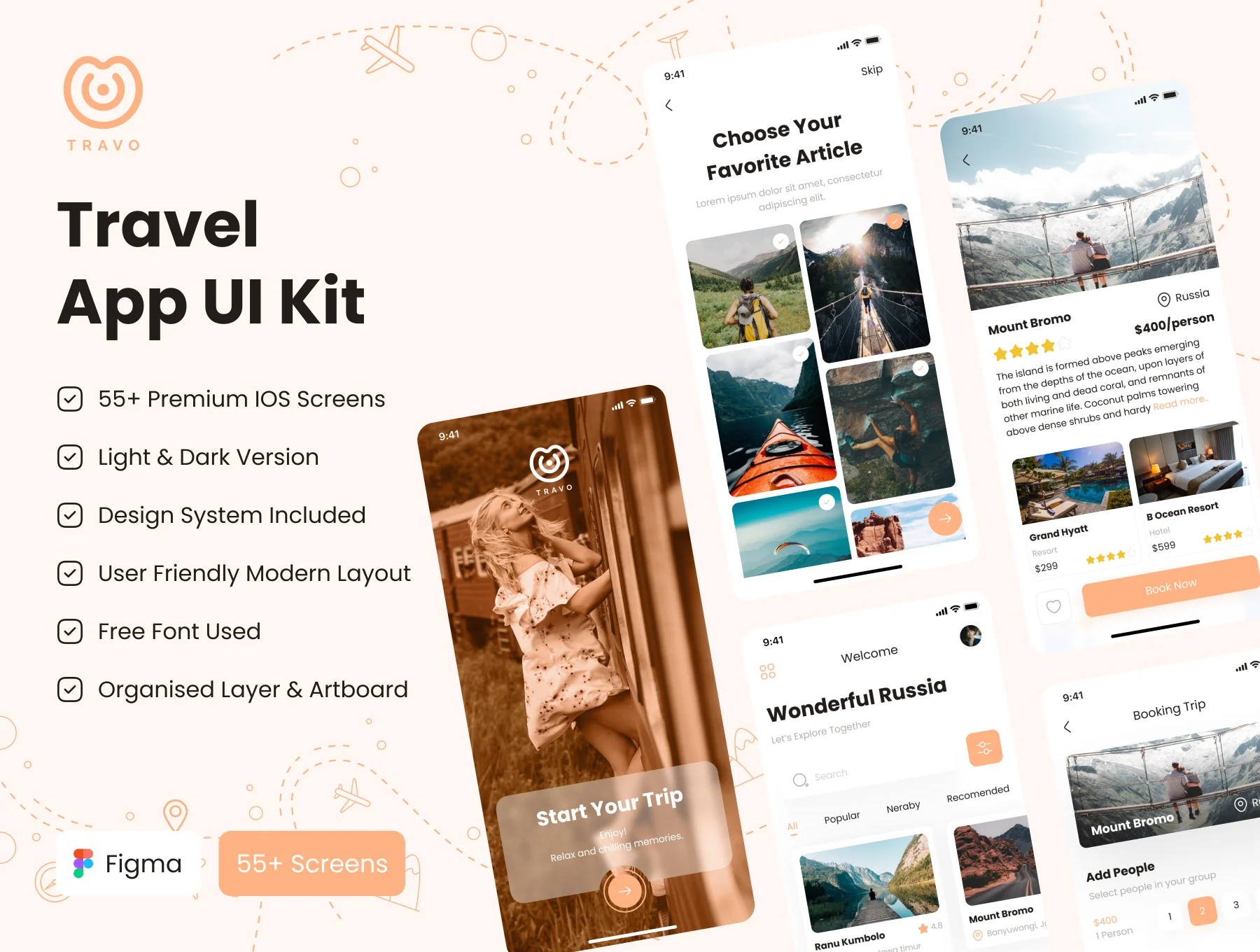 Travel App UI Kit