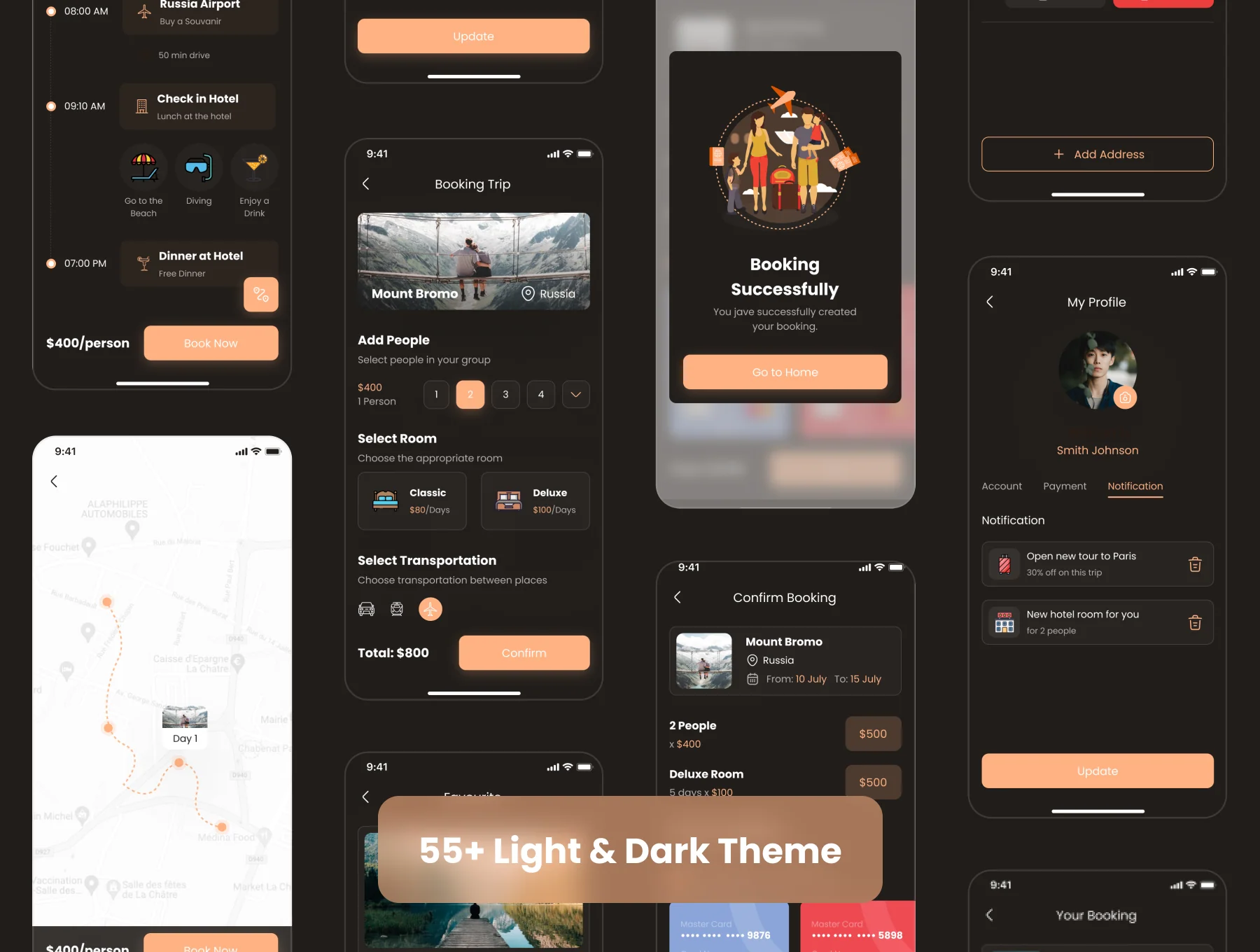 Travel App UI Kit 8