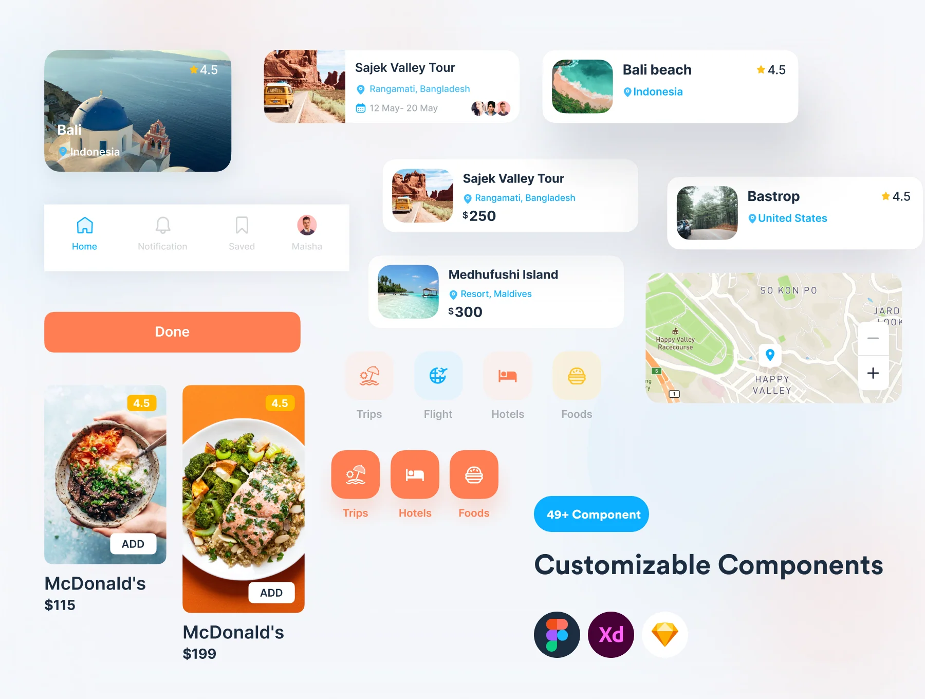 Travel App UI Kit ✈️ 3