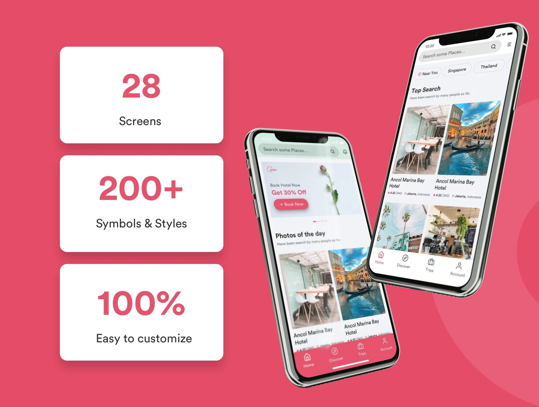 Travel Apps UI Kits 2