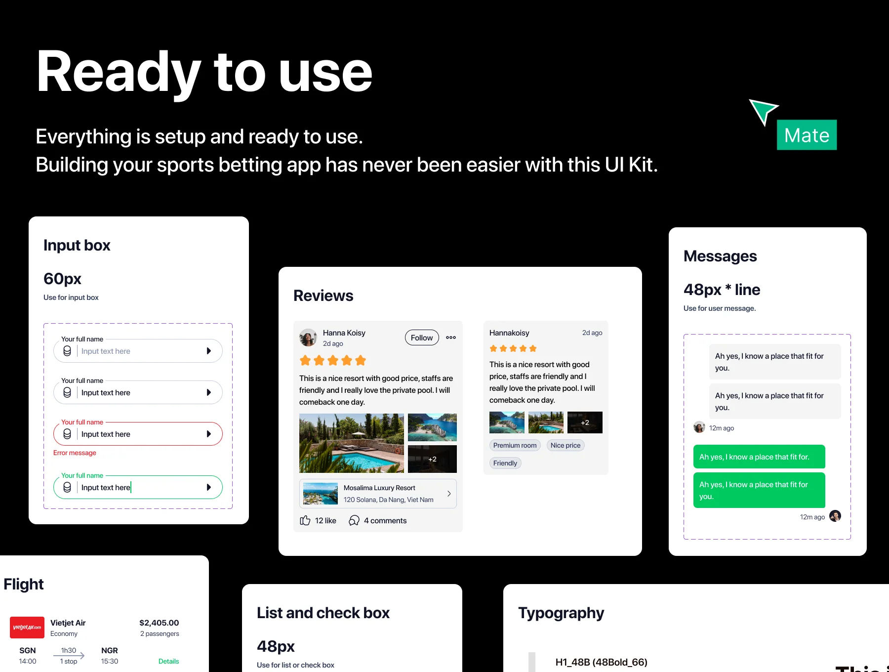 Travel Booking Mobile UI Kit App 3