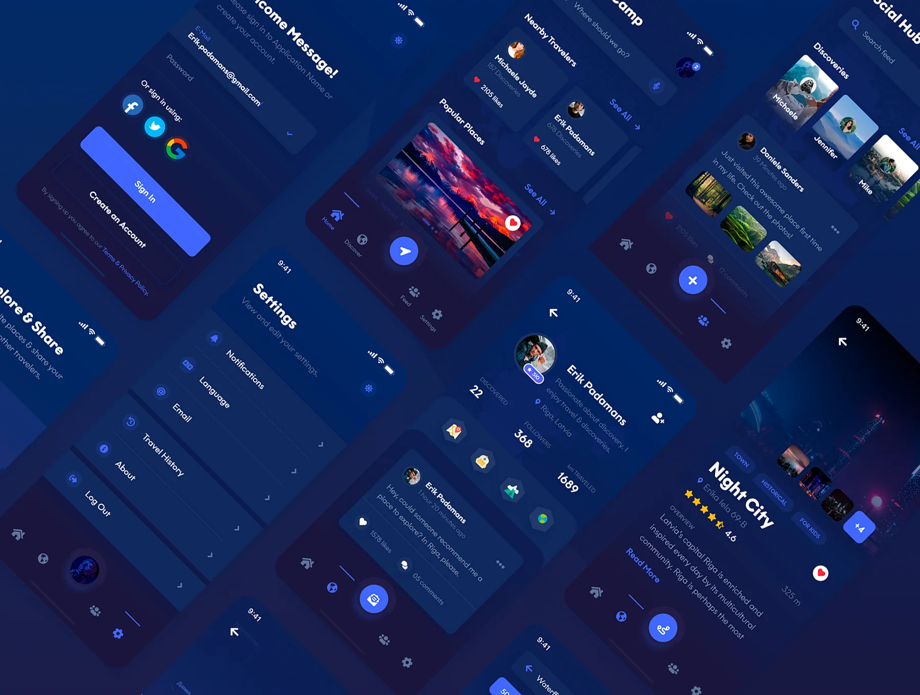 Travel & Discovery UI Kit 7