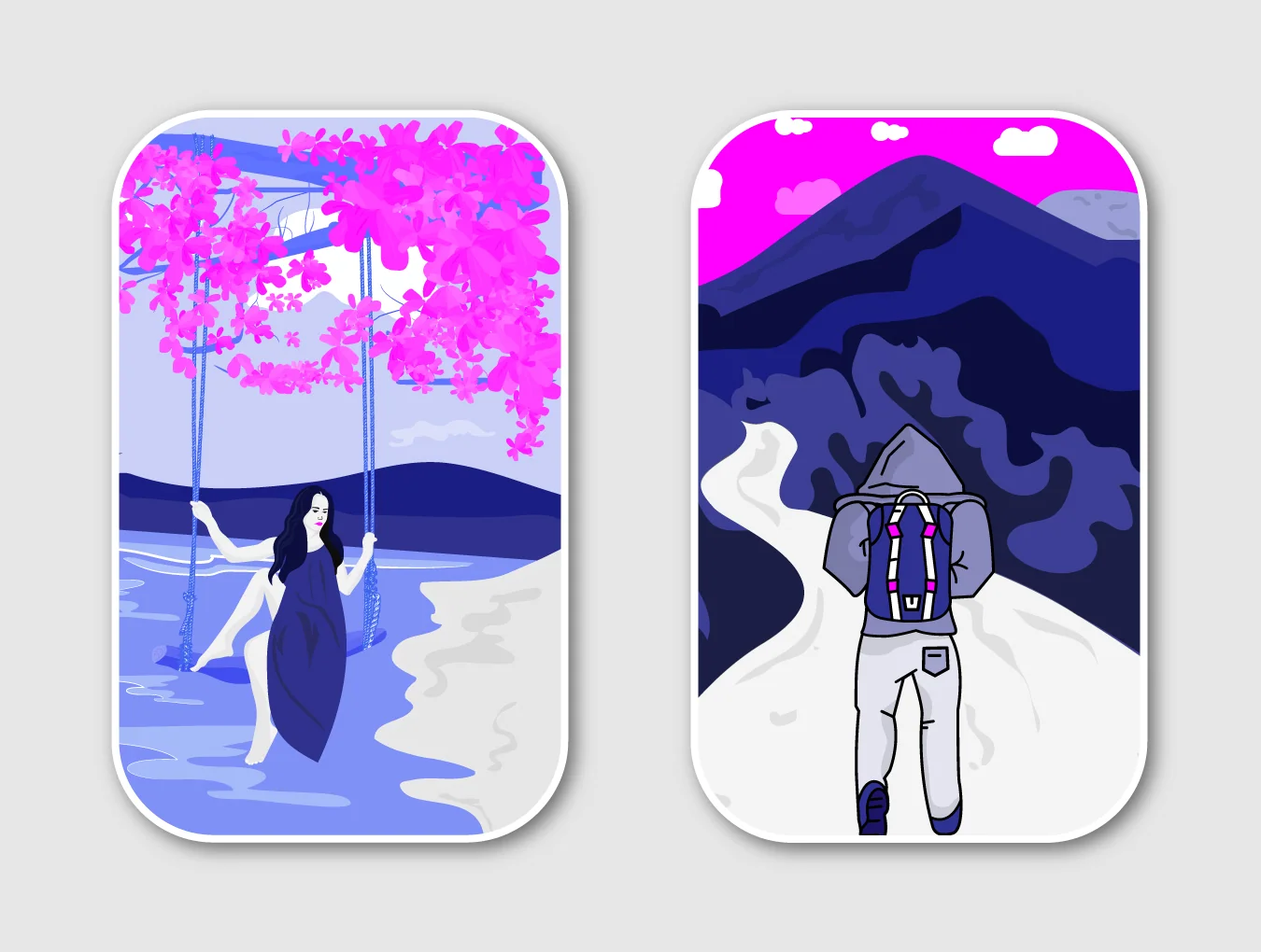 Travel Mini Illustrations 2