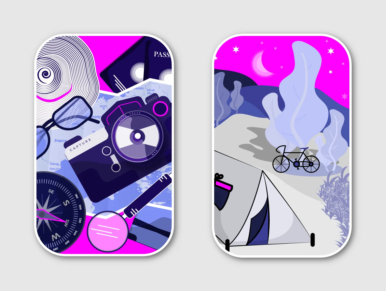 Travel Mini Illustrations 3