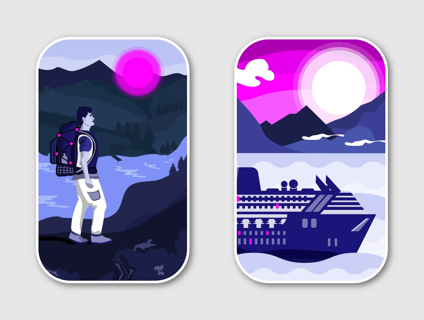 Travel Mini Illustrations 4