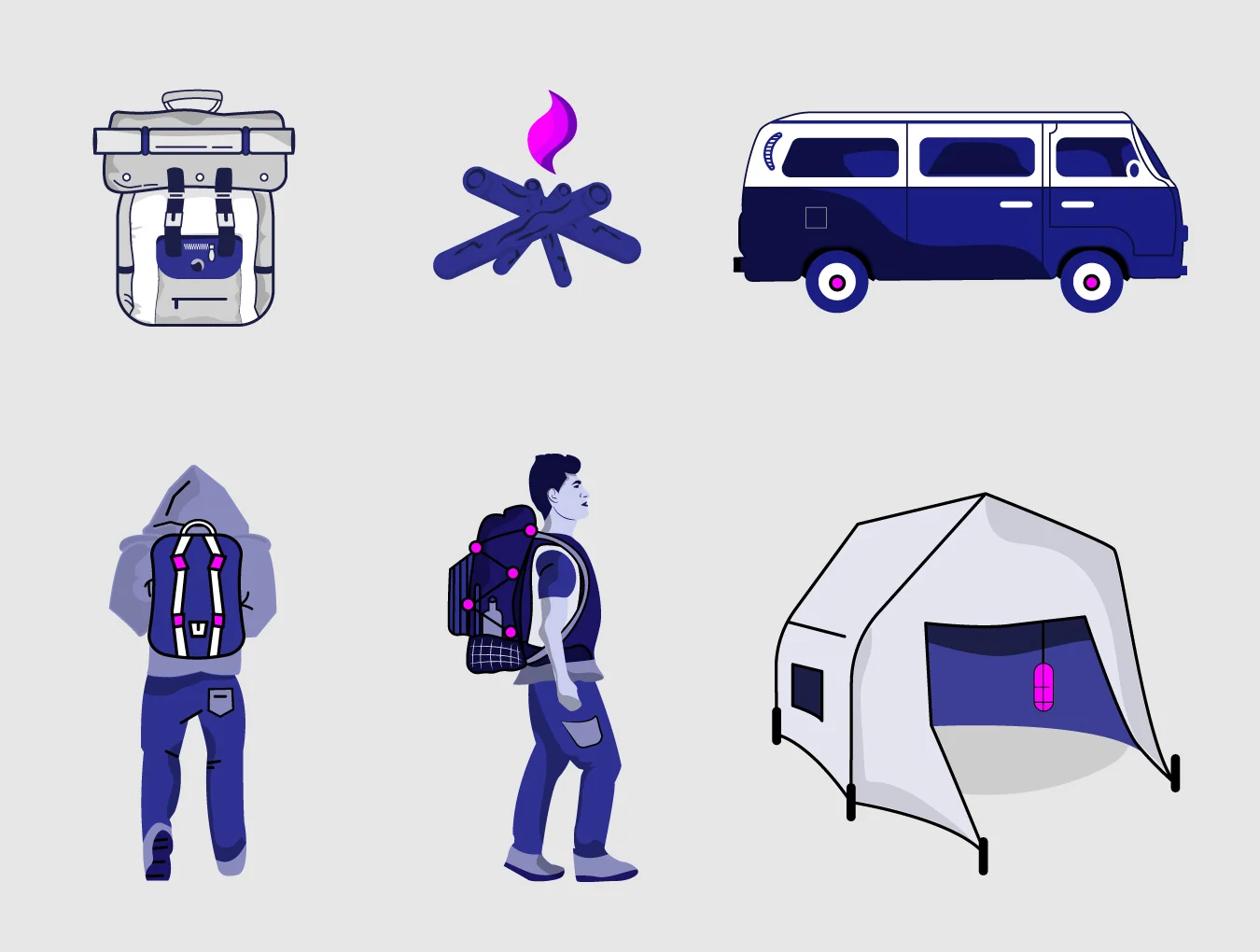 Travel Mini Illustrations 6