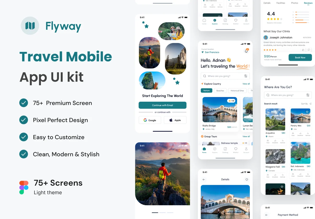 Travel App UI Kit