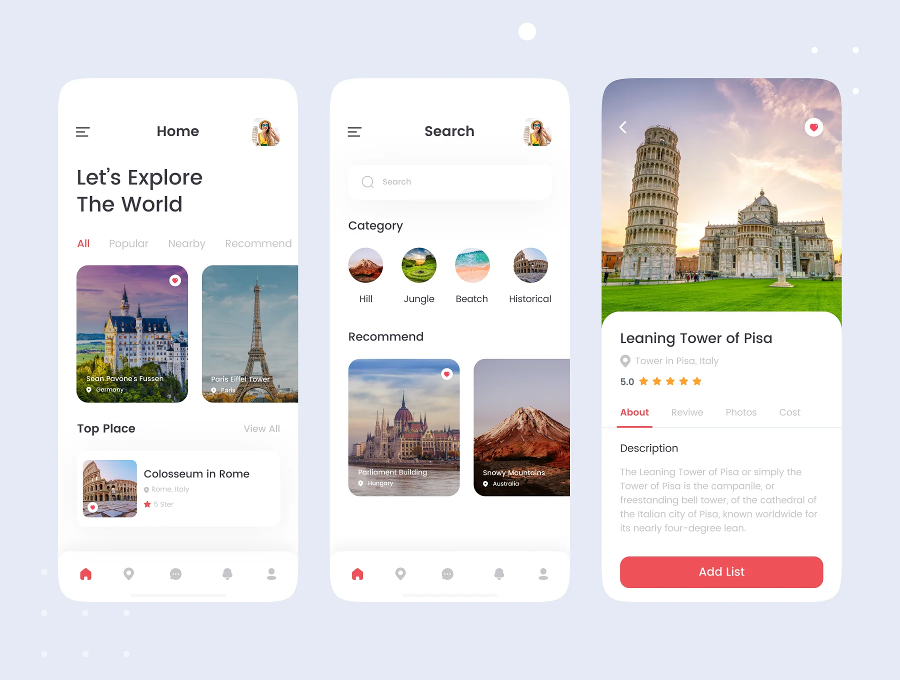 Travel Mobile App UI Kit 7