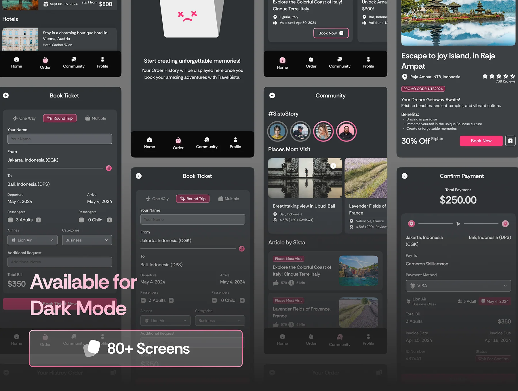 Travel Sista - Travel App UI Kits 4