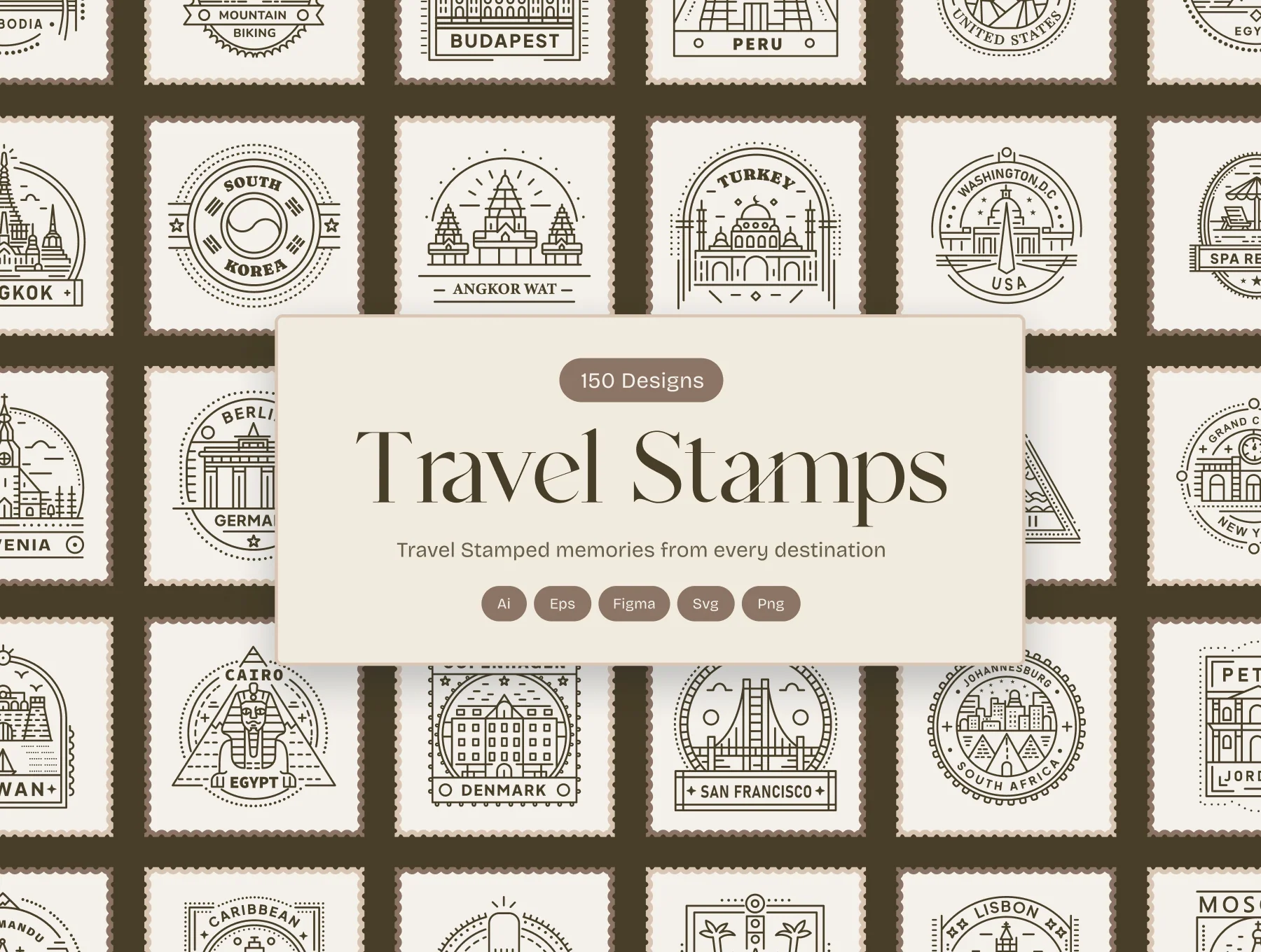 Travel Stamps