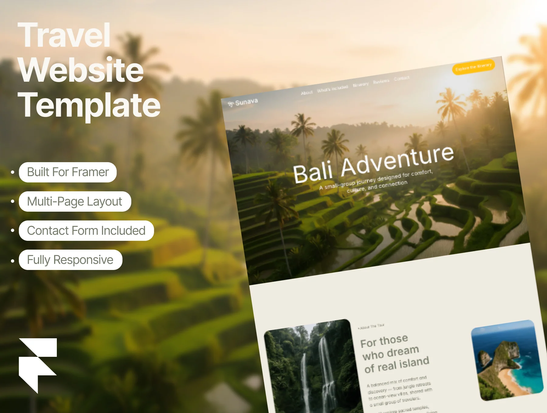 Travel & Tour Website Template