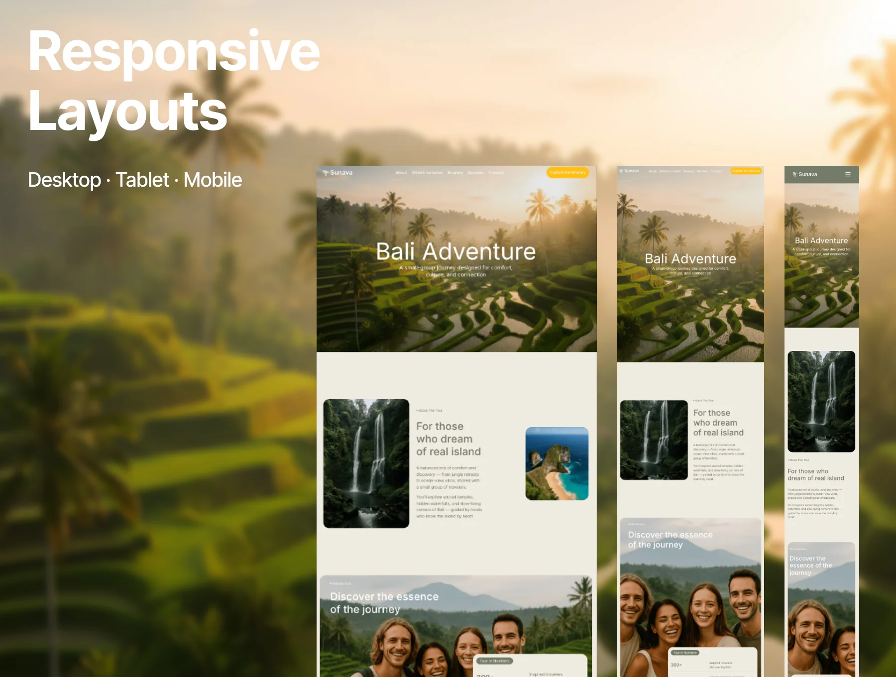 Travel & Tour Website Template 2