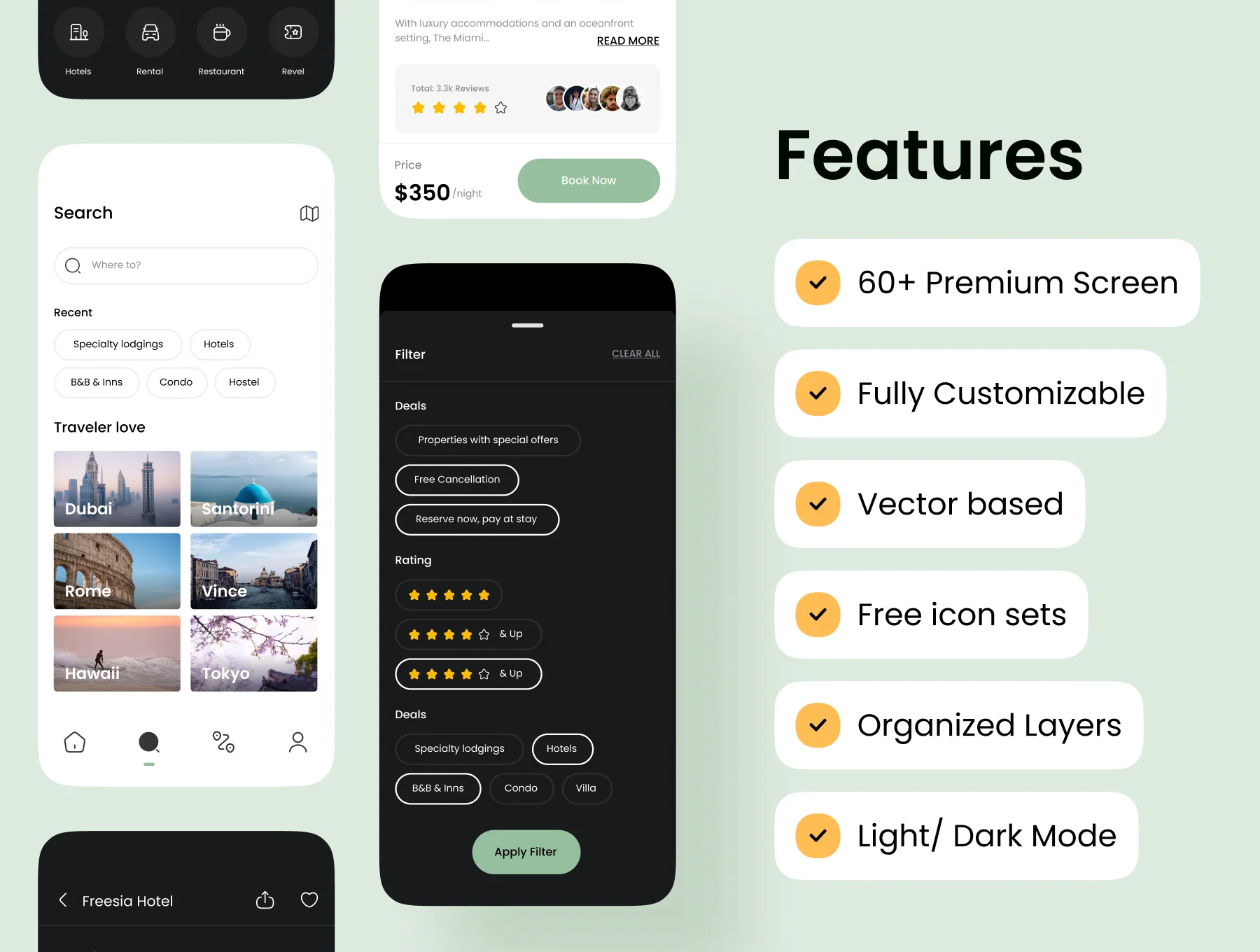 Travel UI Kits 2