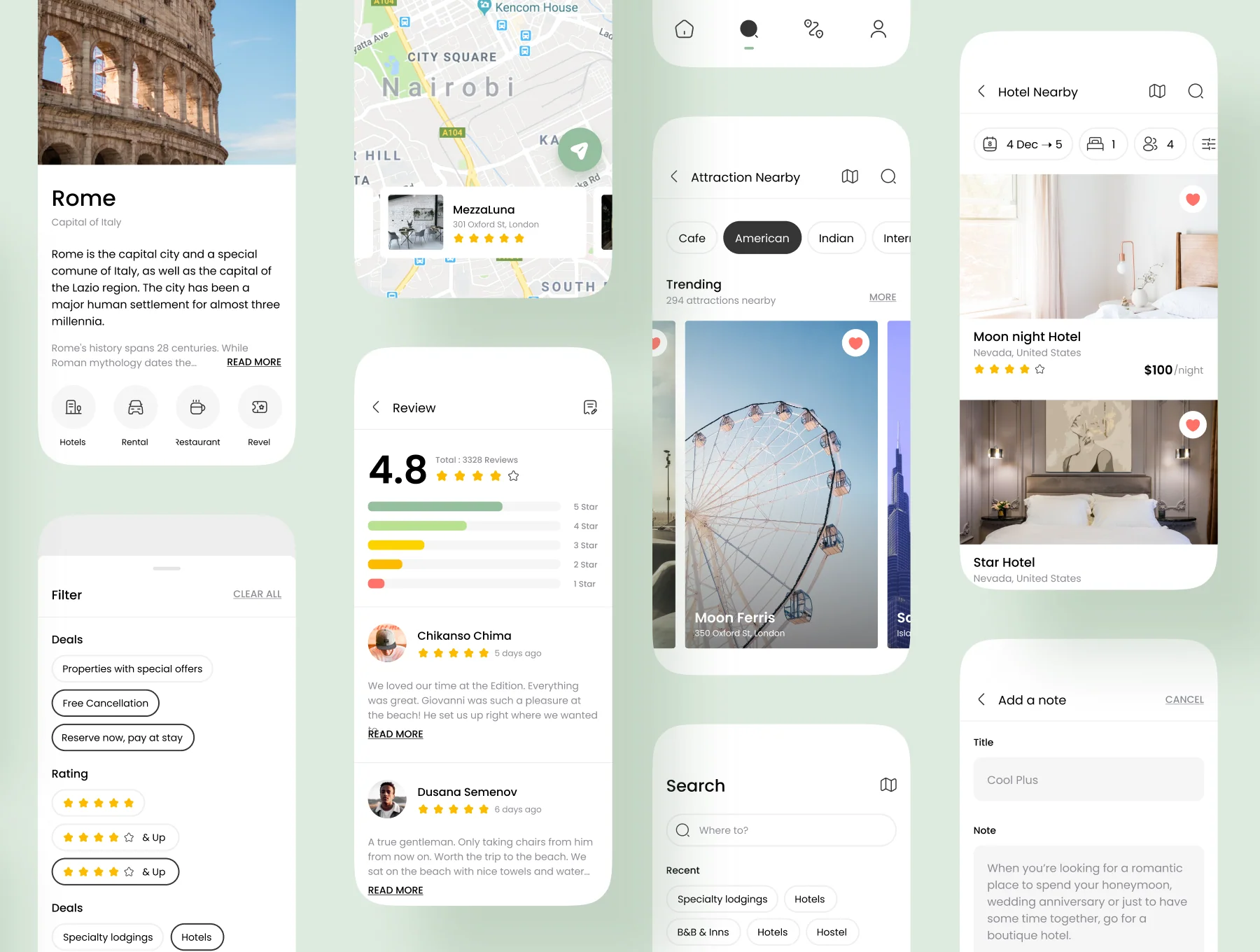 Travel UI Kits 6