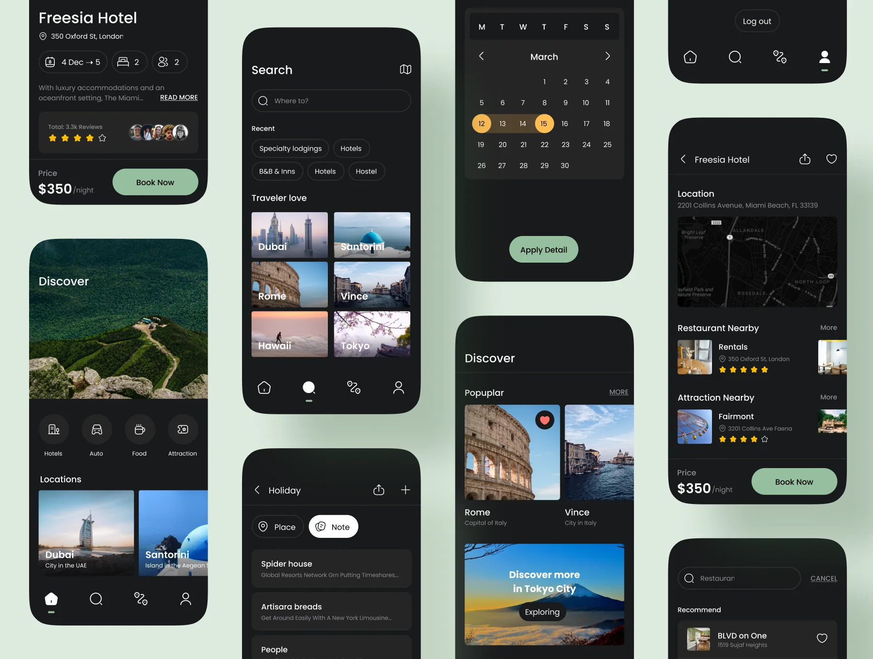 Travel UI Kits 7